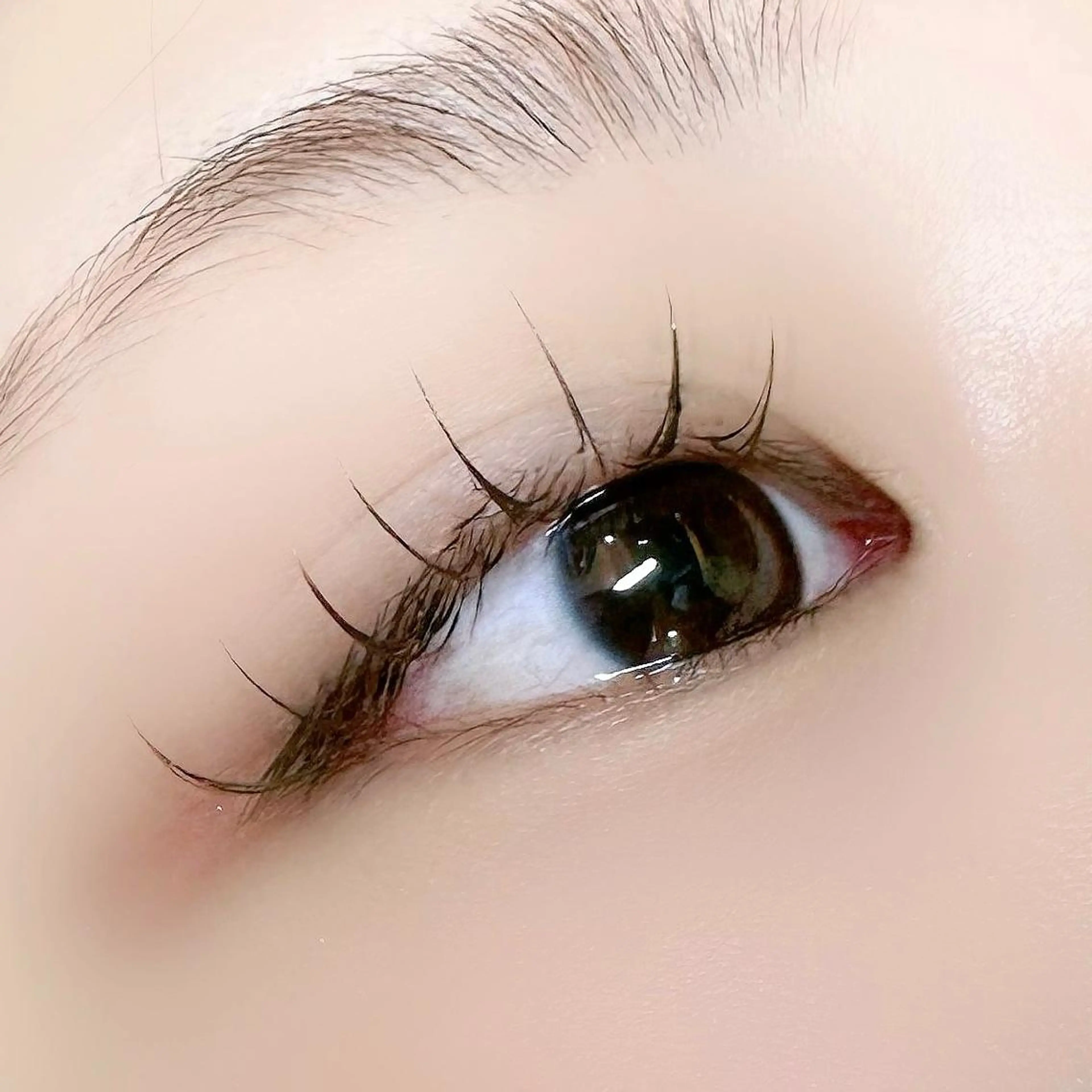 マツエク・マツパ アイブロウ カラーマツエク フラットラッシュ マツエク OPS hair ミクのマツエク・マツパデザイン