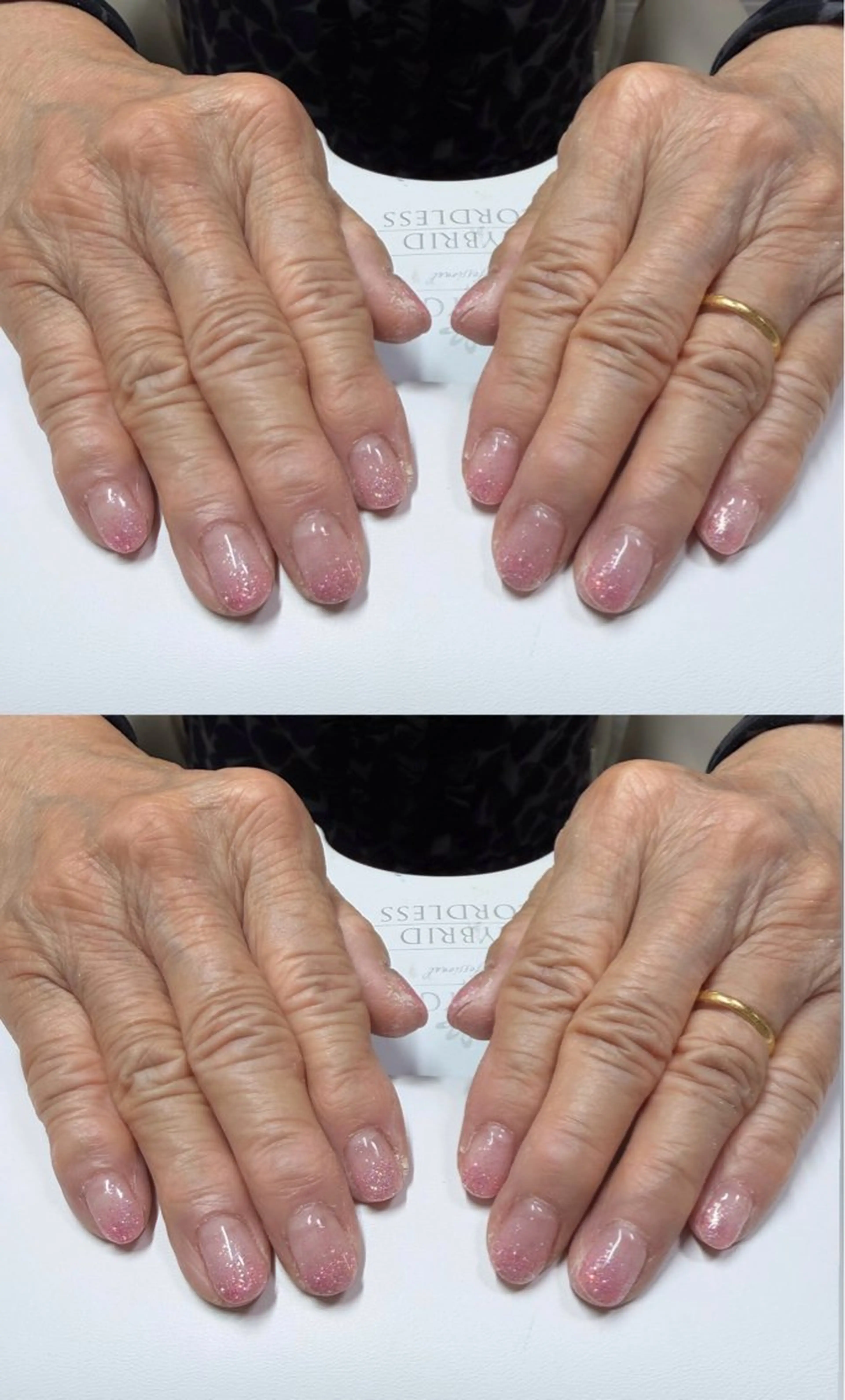 ネイル グラデーション ラメ(グリッター) ラメグラデーション mariage 🎀モデル様募集中のネイルデザイン