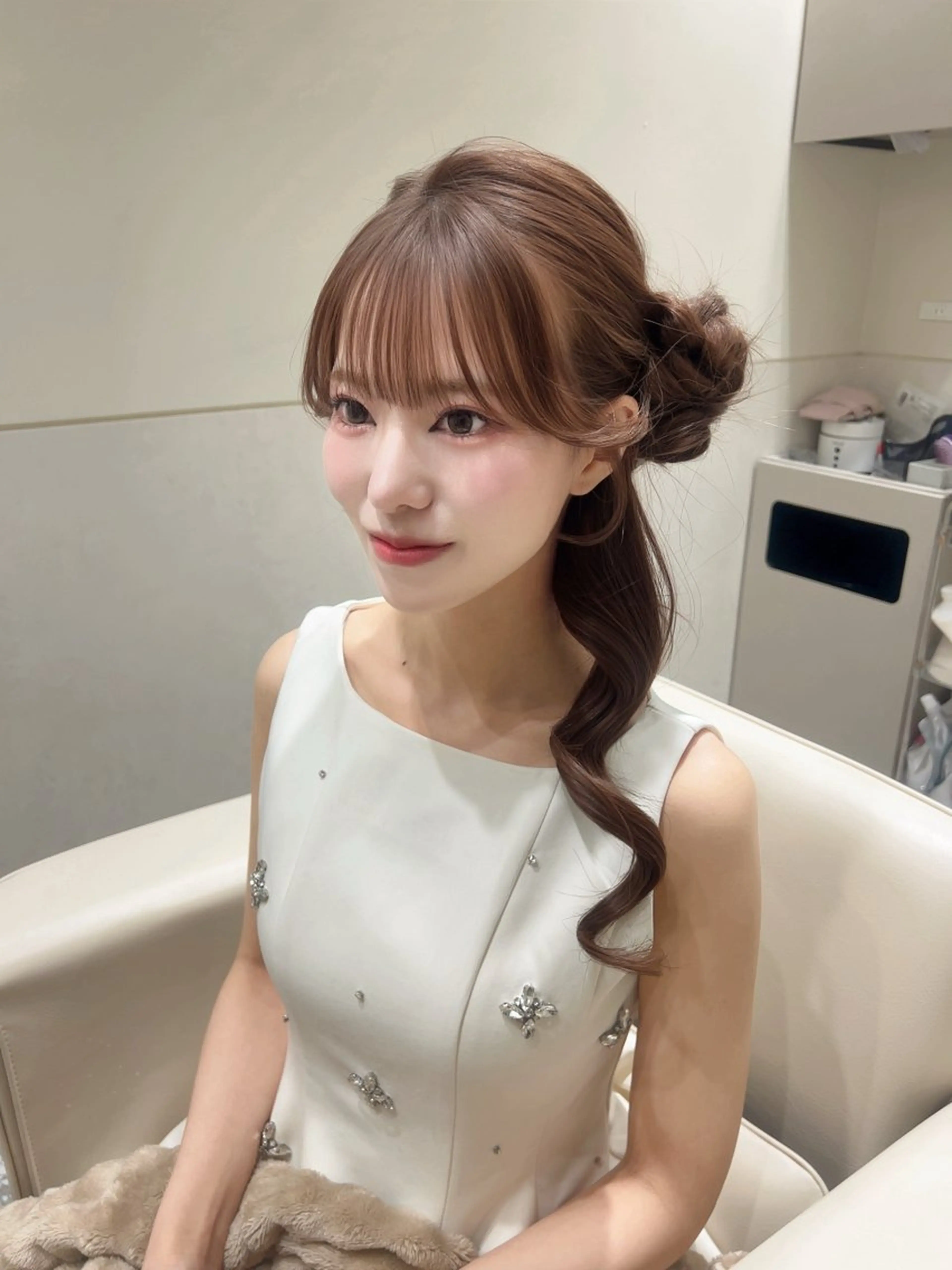 ロング カラー カット ヘアカラー トリートメント 🩷韓国ヘア/ヨシン モリ🩷Maikaのヘアスタイル