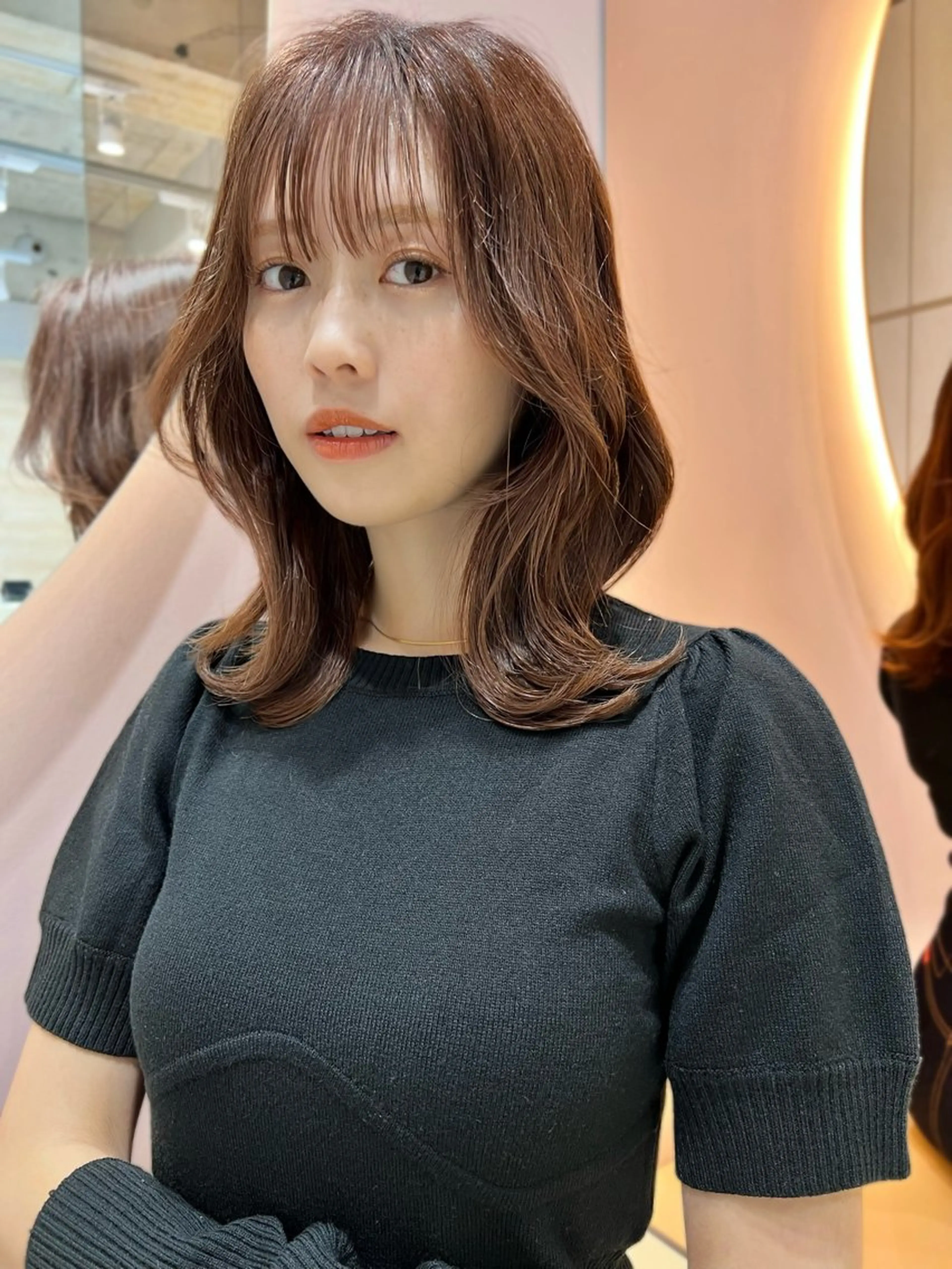 ミディアム カラー ヘアアレンジ 🔶似合わせセンター パート/ヤス🔶のヘアスタイル