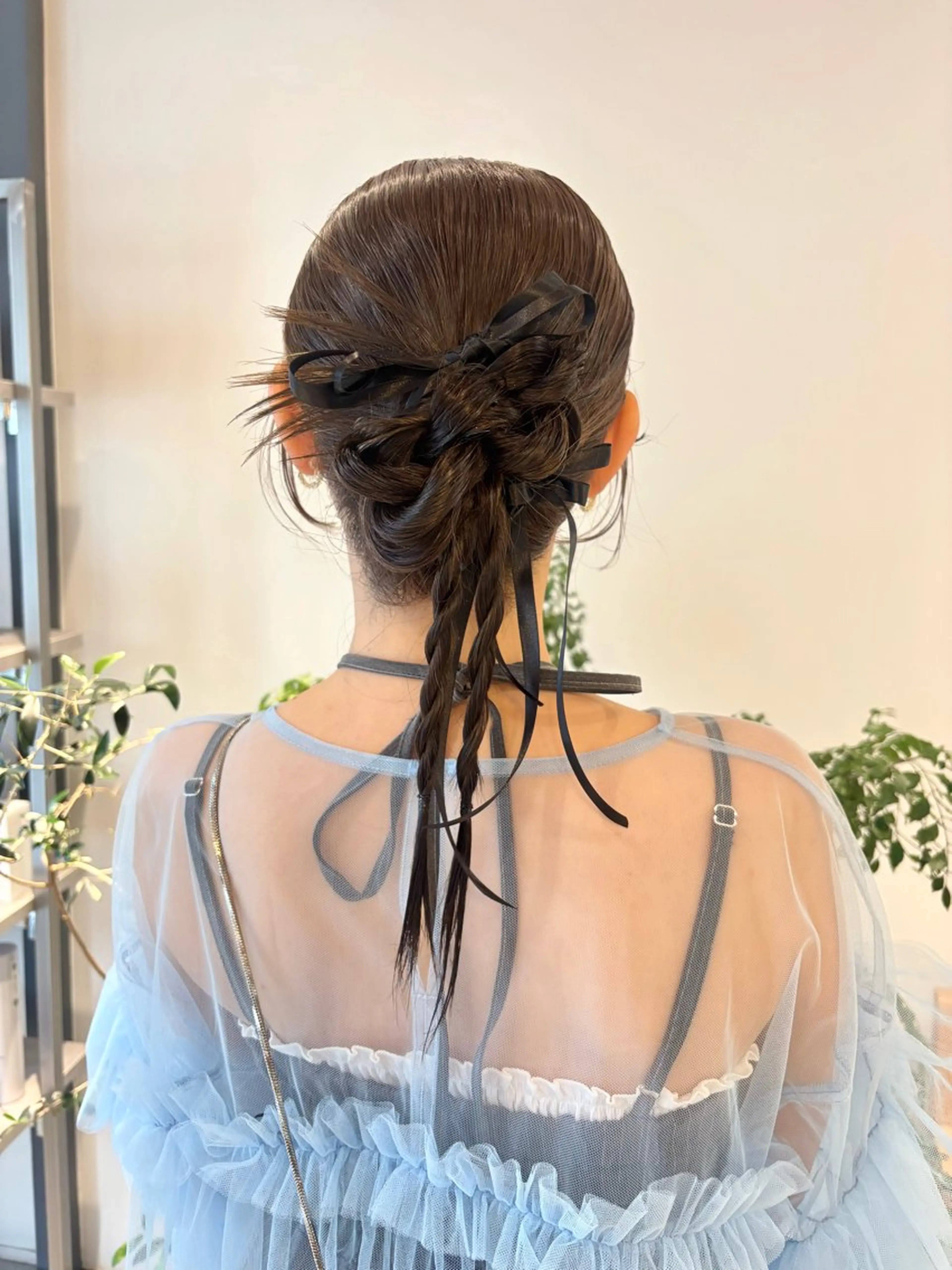 セミロング カラー ヘアアレンジ ヘアセット 透明感カラー/ レイヤーkotonoのヘアスタイル
