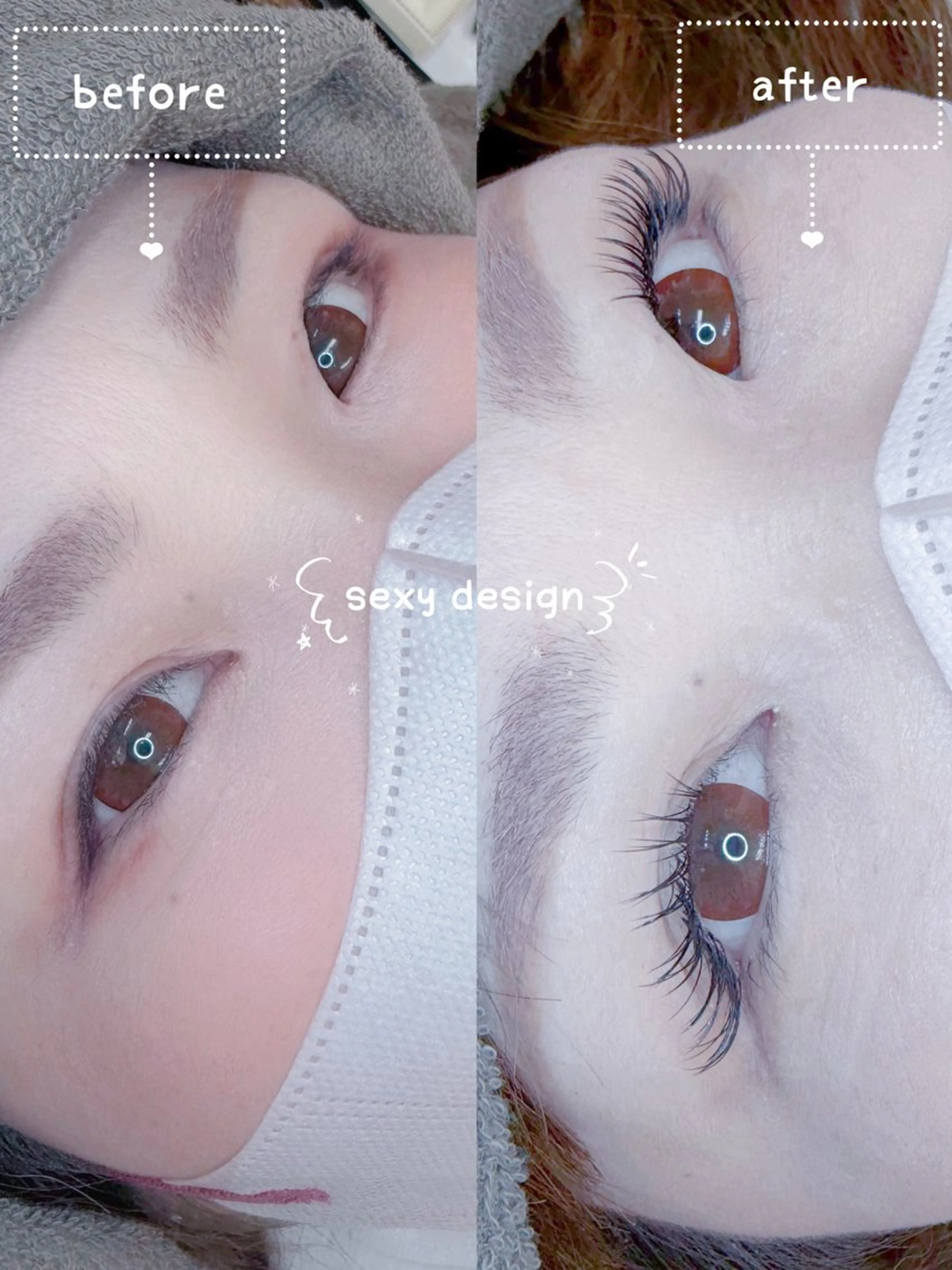 マツエク・マツパ 森本 Syrup蕨店のマツエク・マツパデザイン