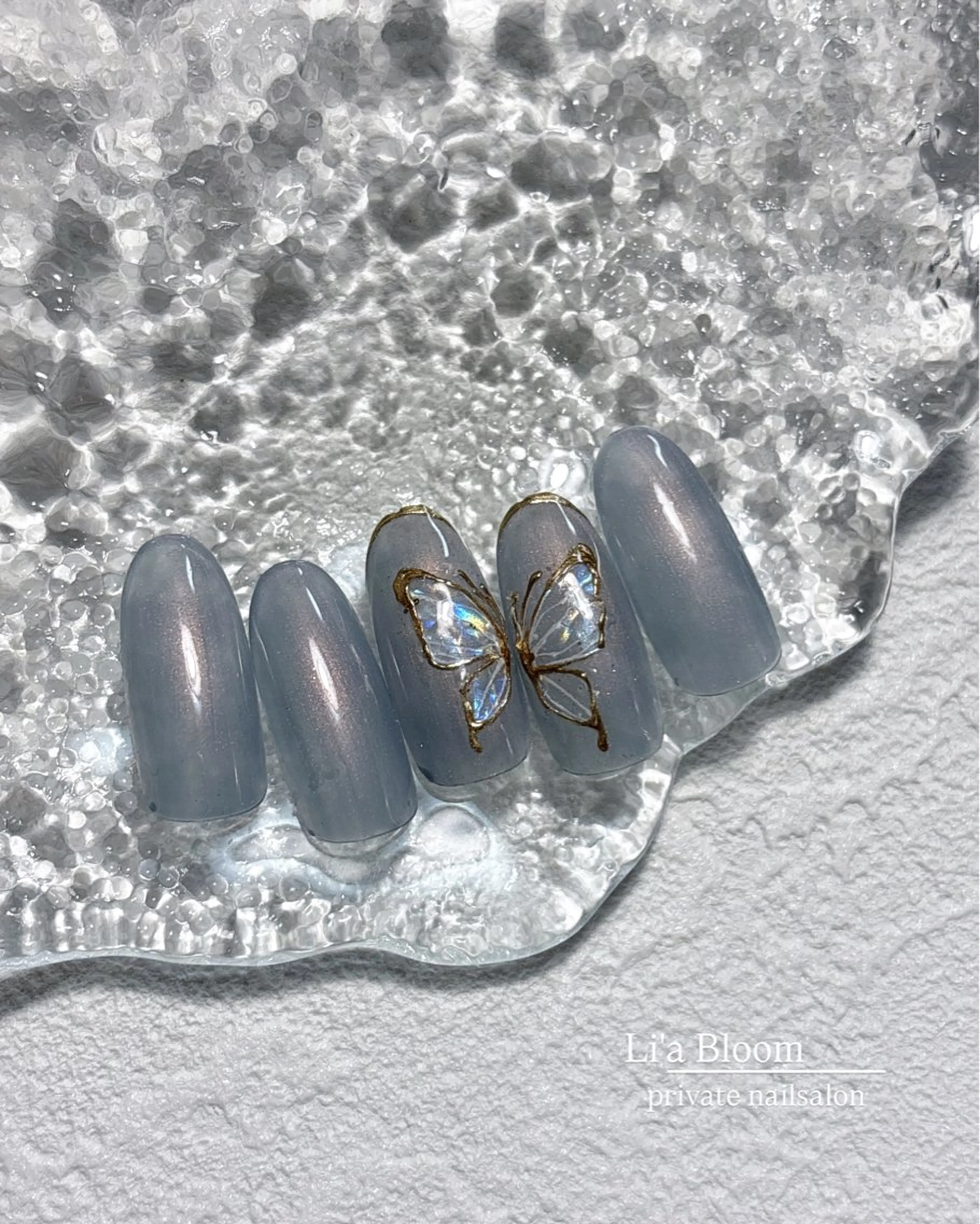 ネイル ハンドネイル 🦋🤍 madoka🤍のネイルデザイン