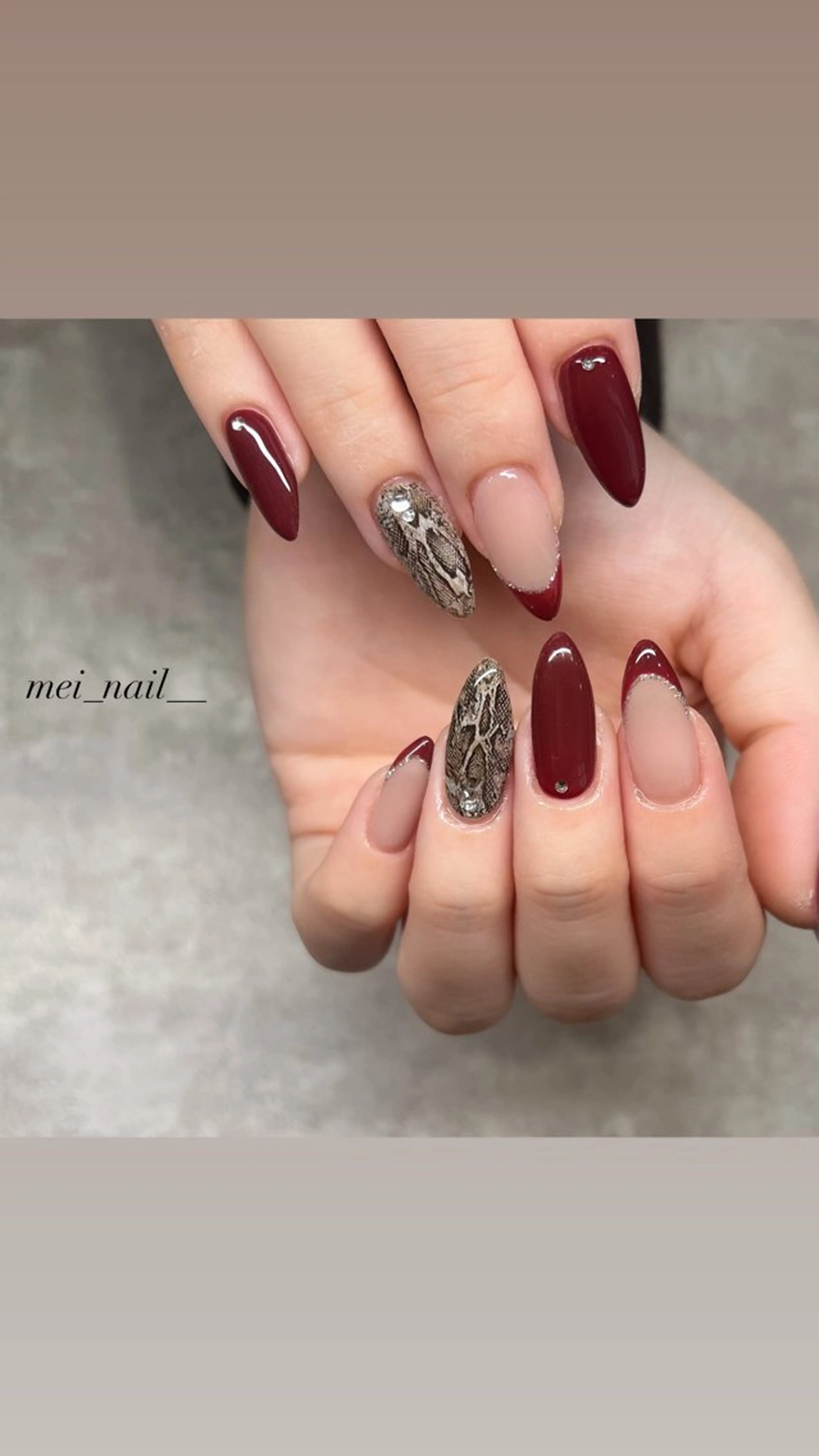 ネイル 永山 芽生子のネイルデザイン