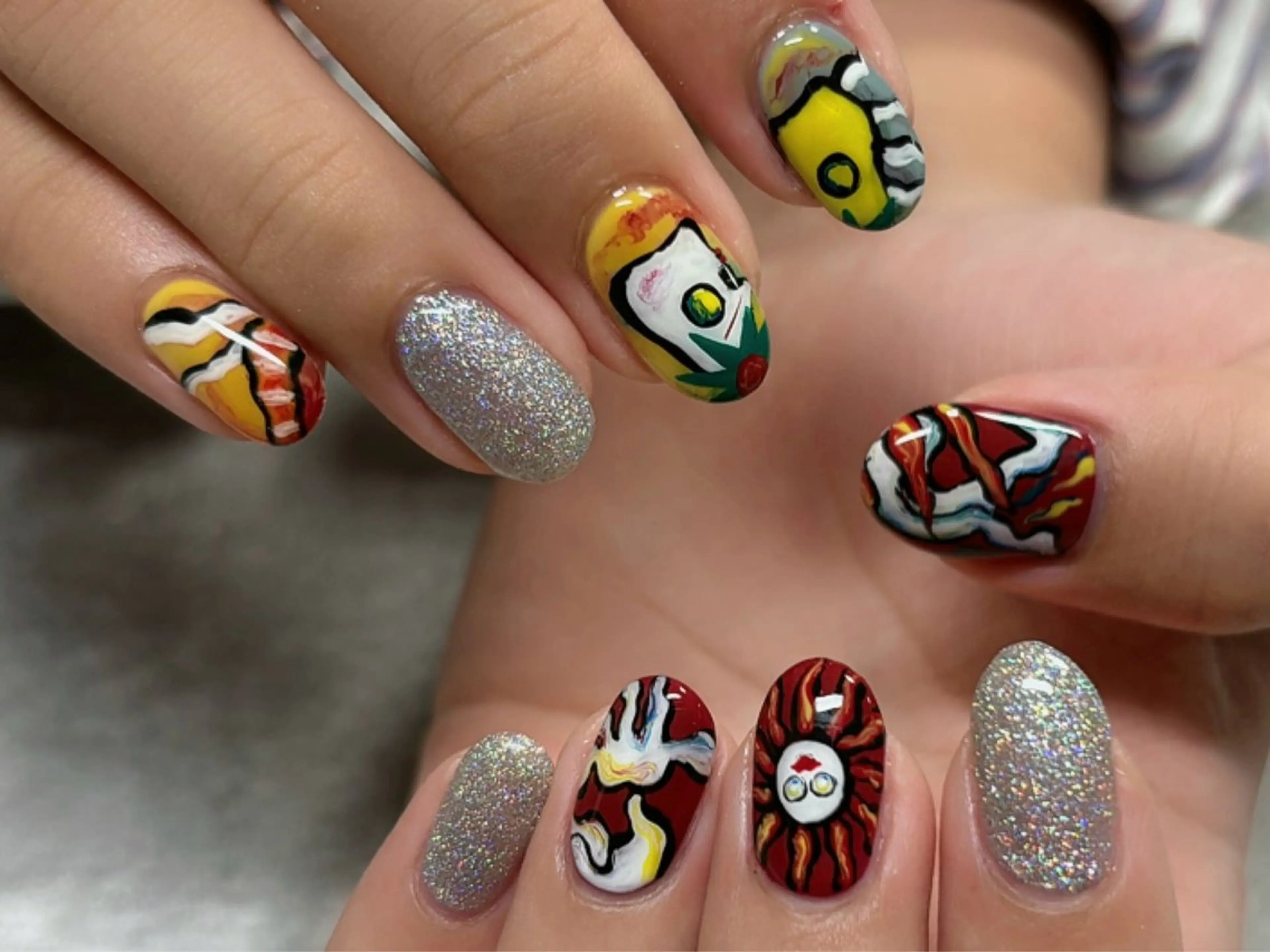 ネイル メンズネイル ハンドネイル 【Zina京都駅前】 きぬがわ らむのネイルデザイン