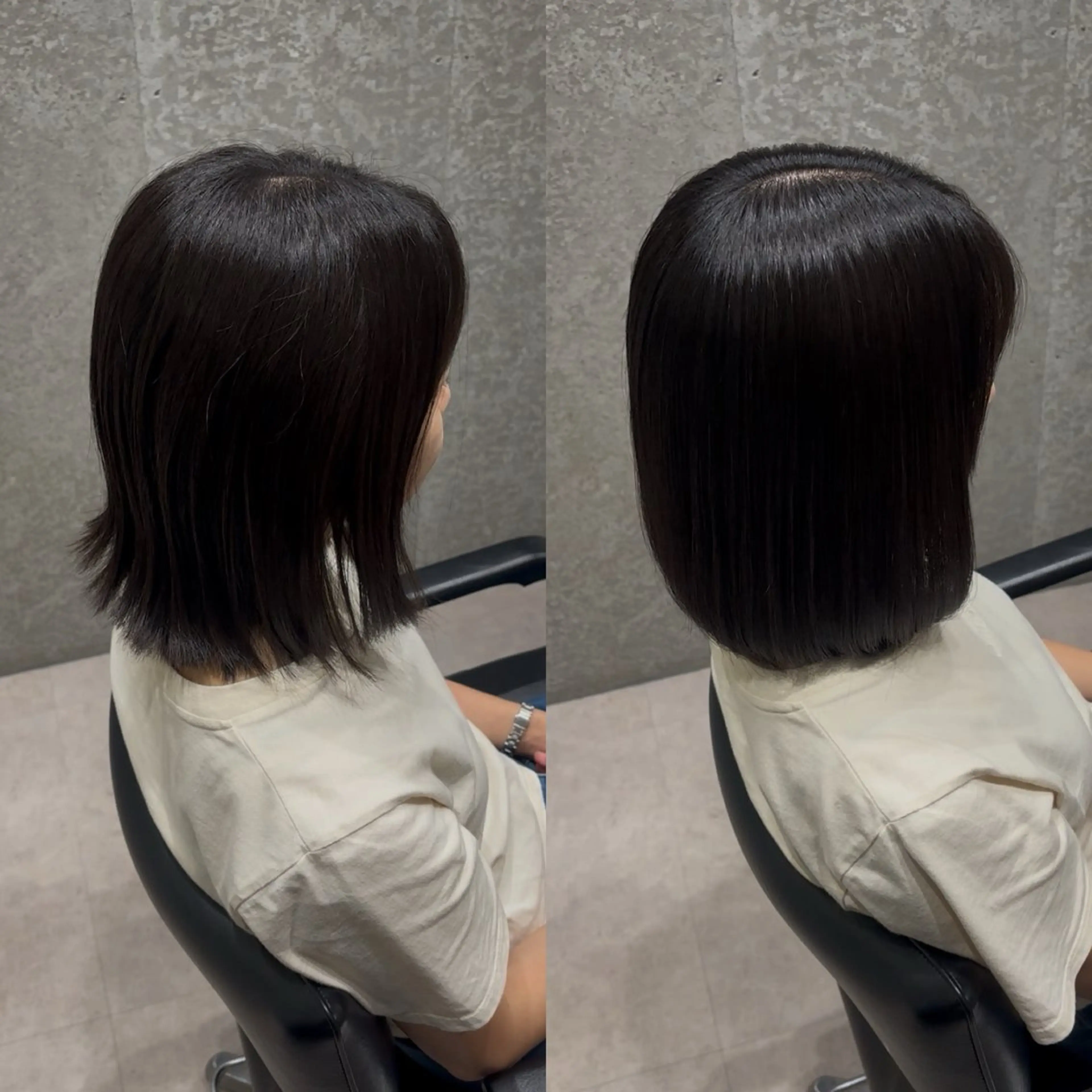 セミロング 髪質改善 トリートメント トリートメント 髪質改善ヘアケア 艶髪特化/上田のヘアスタイル