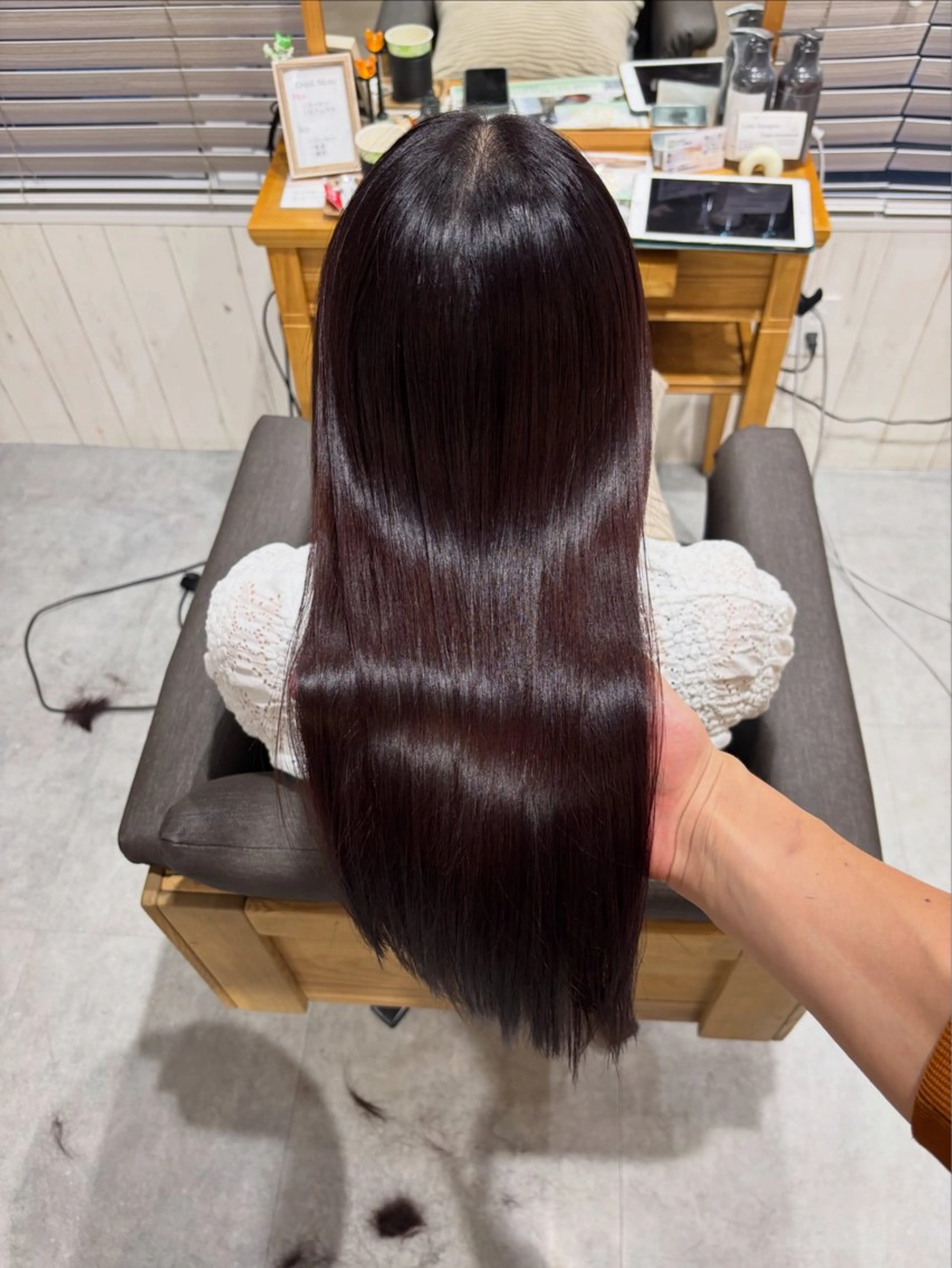 カラー 阿部 楓のヘアスタイル