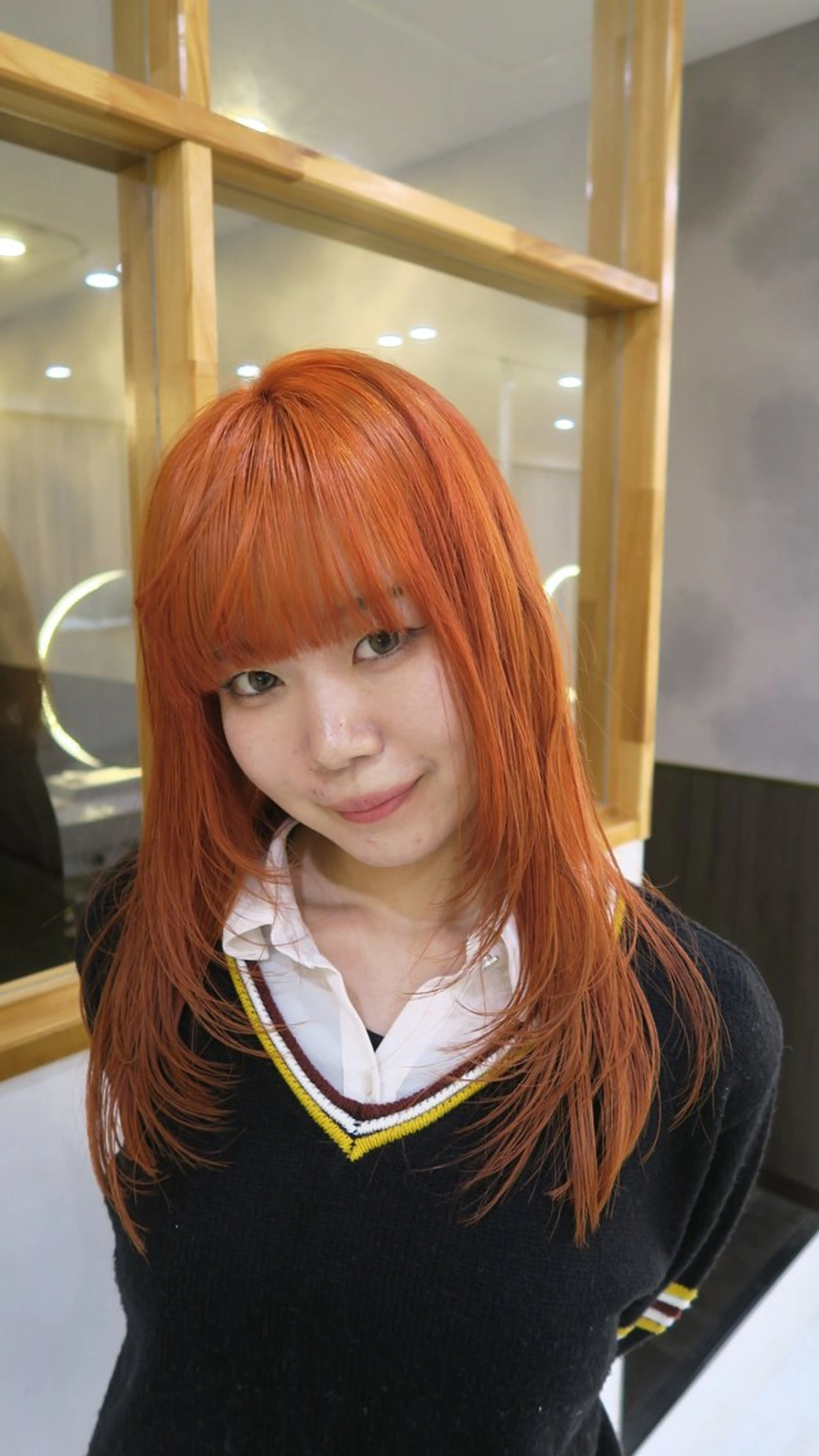 セミロング カラー ヘアカラー Nakamura Manaのヘアスタイル