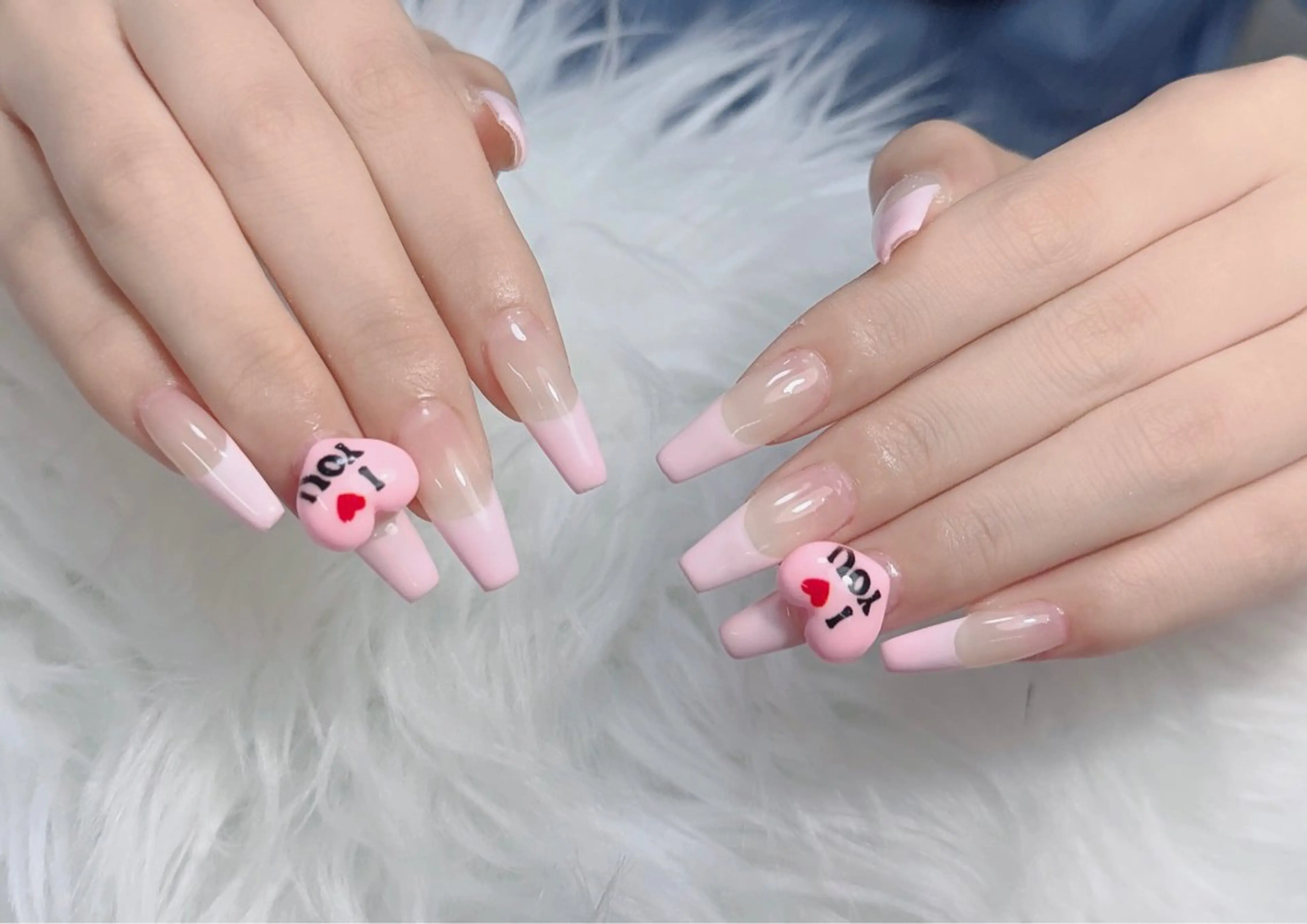 ネイル アートネイル フレンチネイル 韓国ネイル 持ち込み ワンホンネイル ハンドネイル Lenie Nailsのネイルデザイン