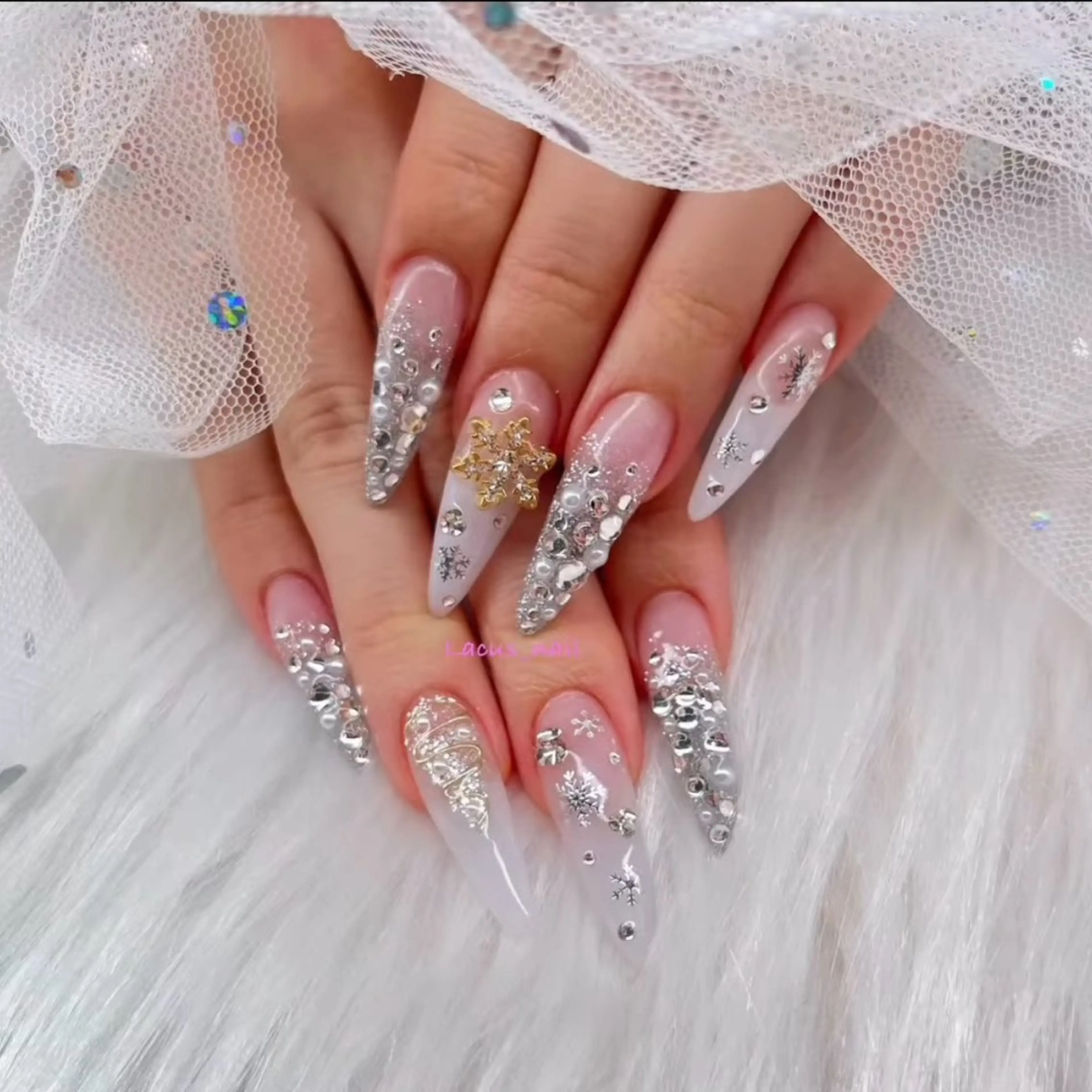 ネイル アートネイル スカルプネイル Nail Salon Lacusのネイルデザイン