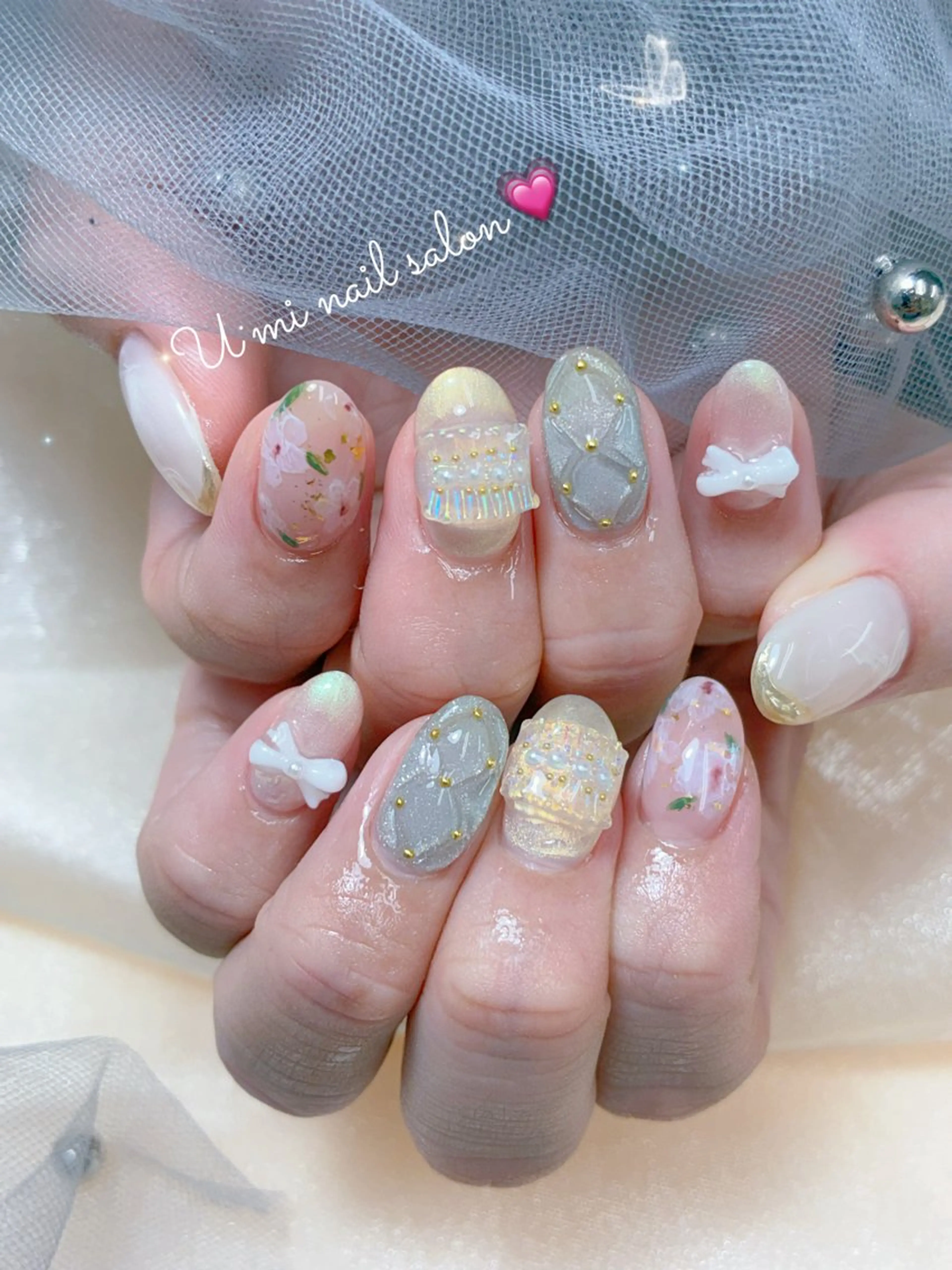 ネイル ハンドネイル u・mi  上野御徒町パラジェルのネイルデザイン