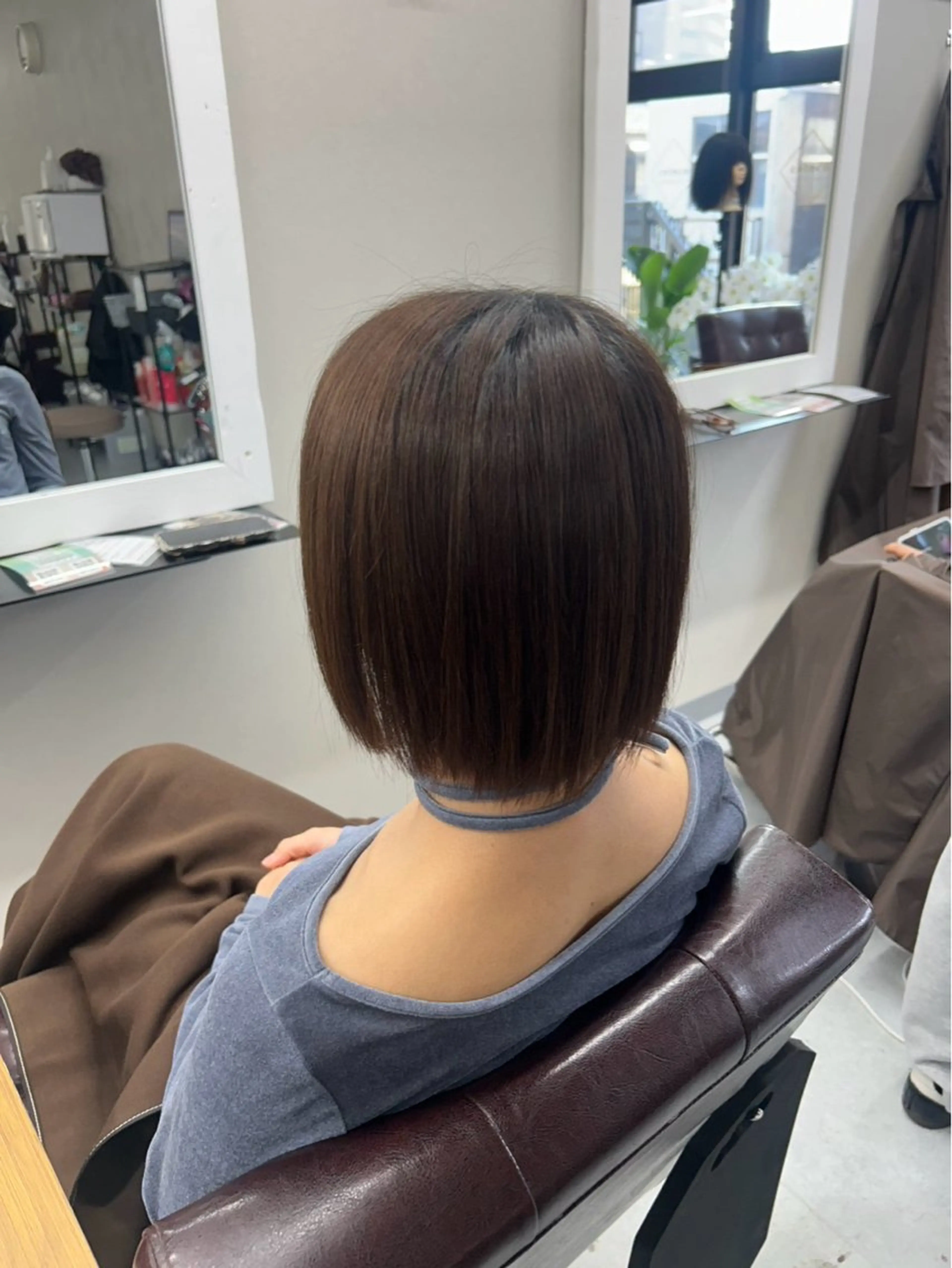 ショート ボブ トリートメント 野村 瑠花のヘアスタイル