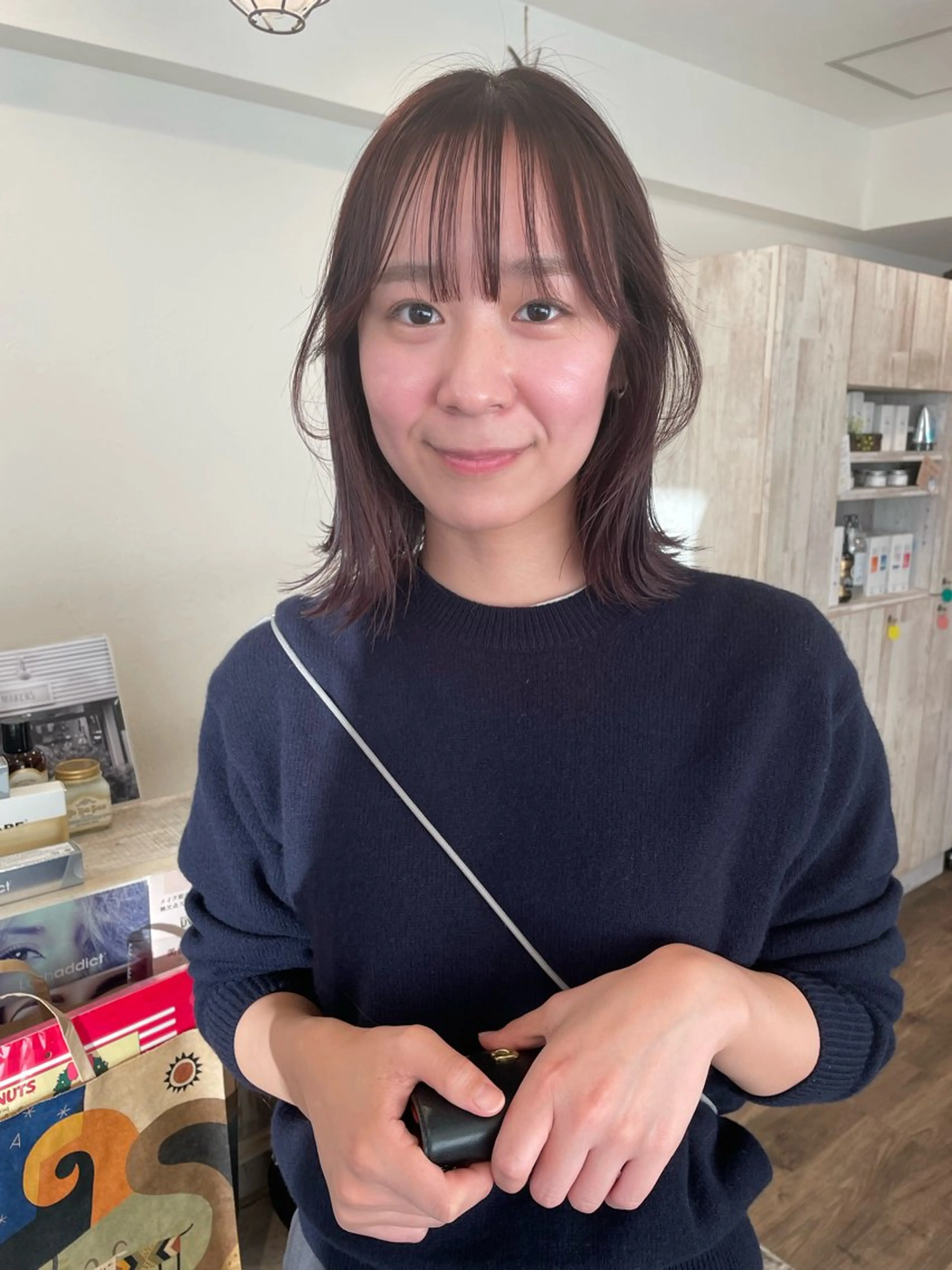 ミディアム カラー ラベンダーカラー カット ヘアカラー トリートメント m ā l o.🌷 サカモトマイコのヘアスタイル