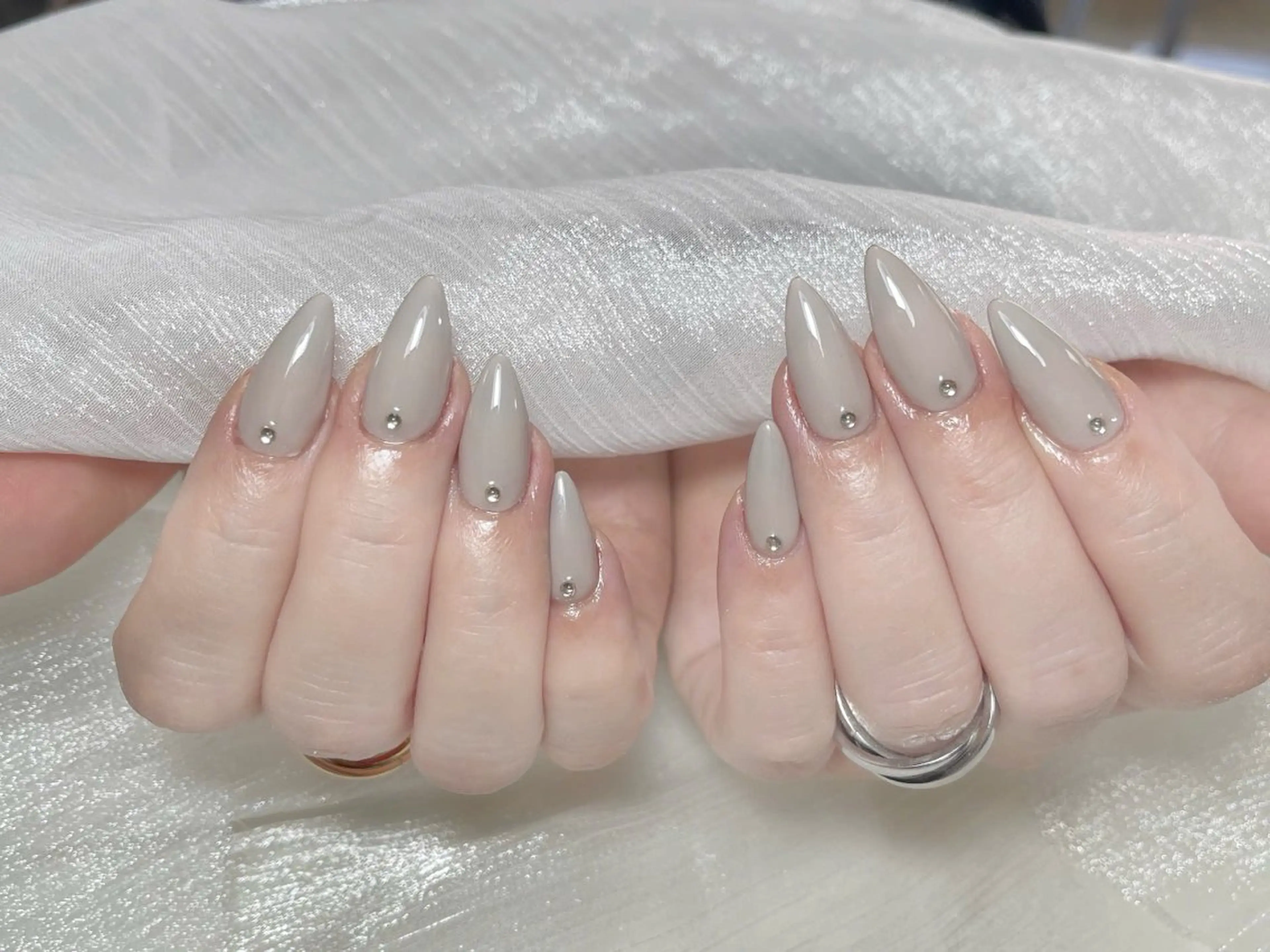 ネイル 長さ出し フットネイル ジェルネイル 韓国ネイル マグネットネイル ハンドネイル YMT NailStudioのネイルデザイン