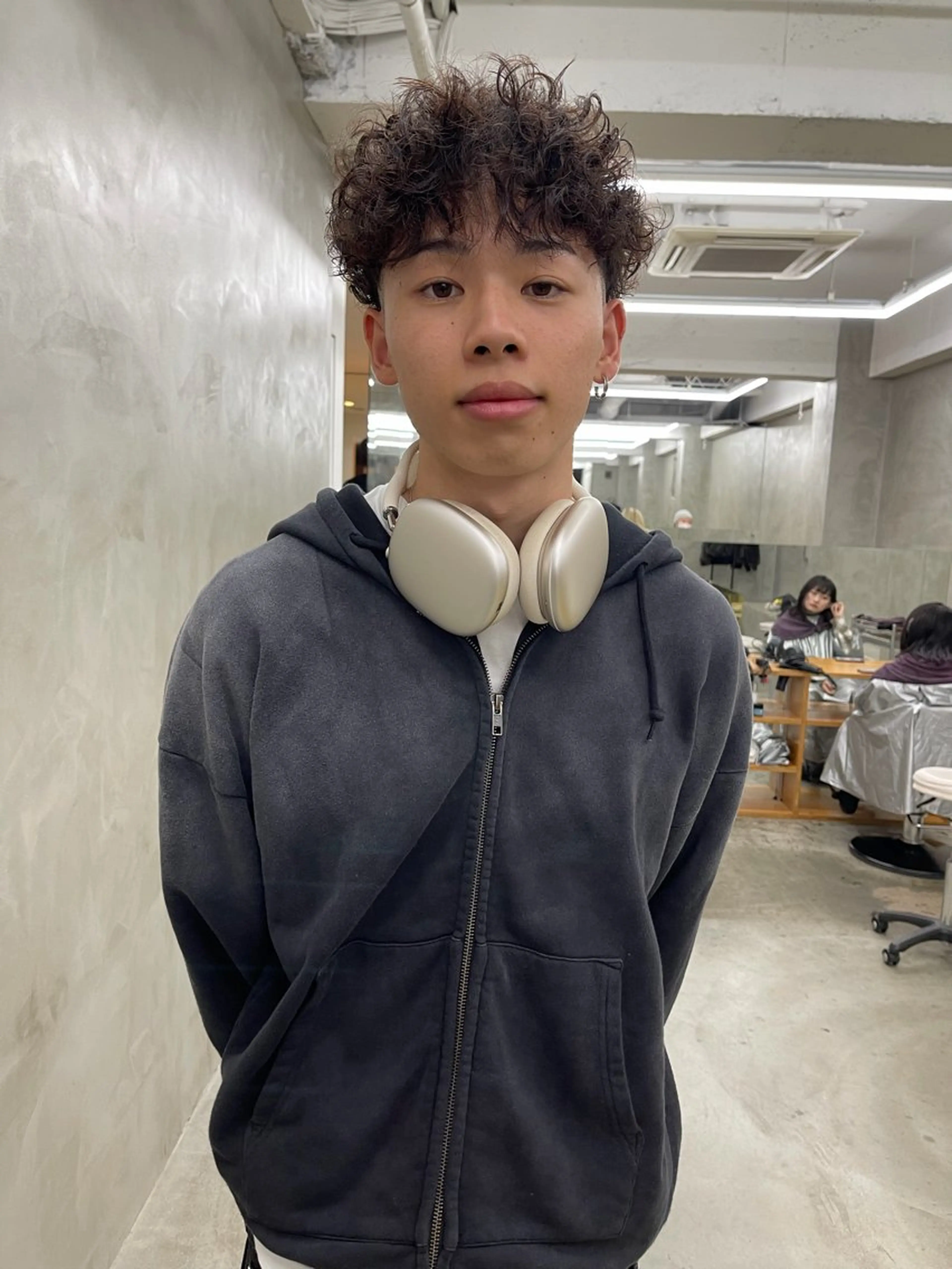 パーマ メンズ カット パーマ メンズカット パーマ[佐橋]のヘアスタイル