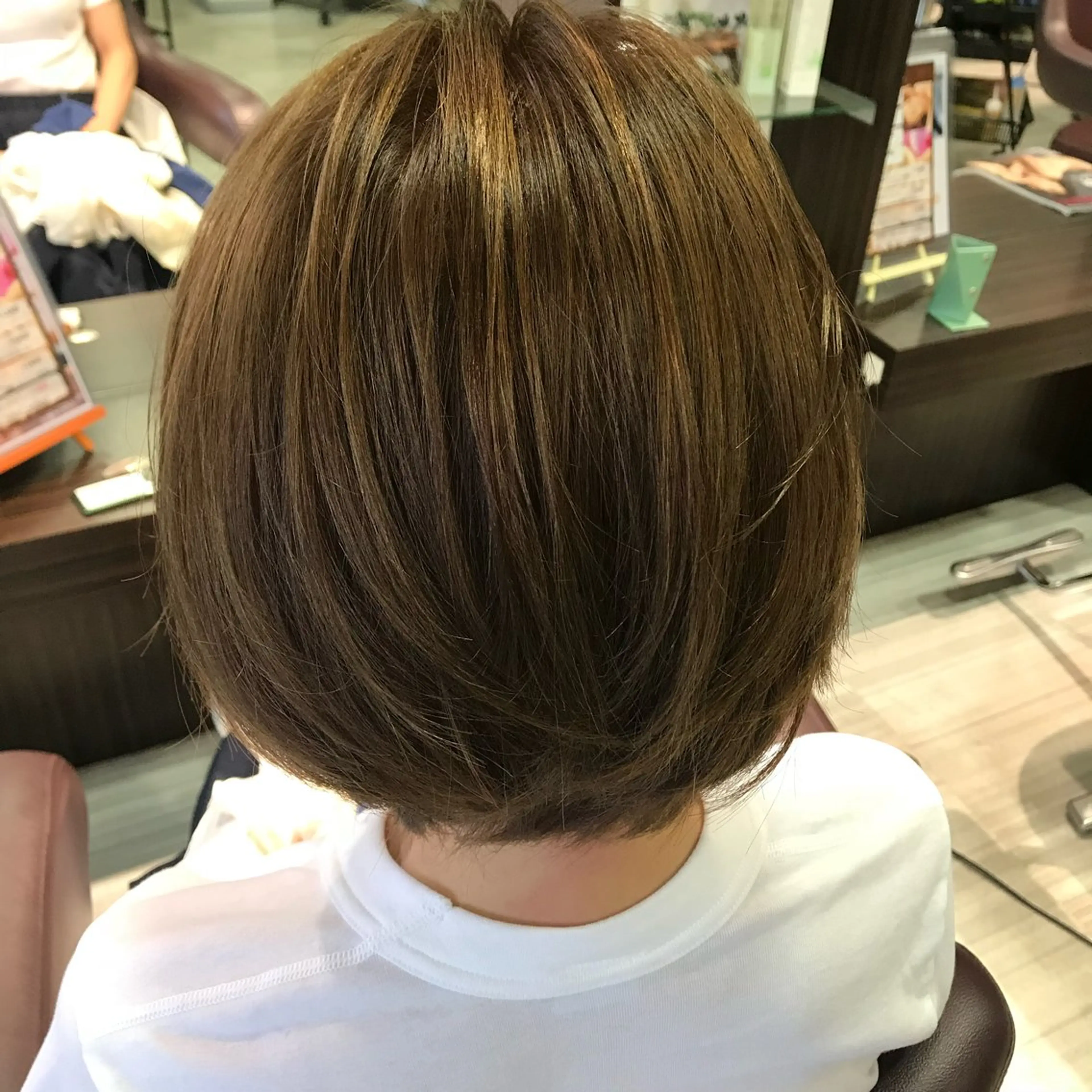 ショート カラー オリーブカラー ボブ ヘアカラー design space earth所属・中山 将行のヘアスタイル