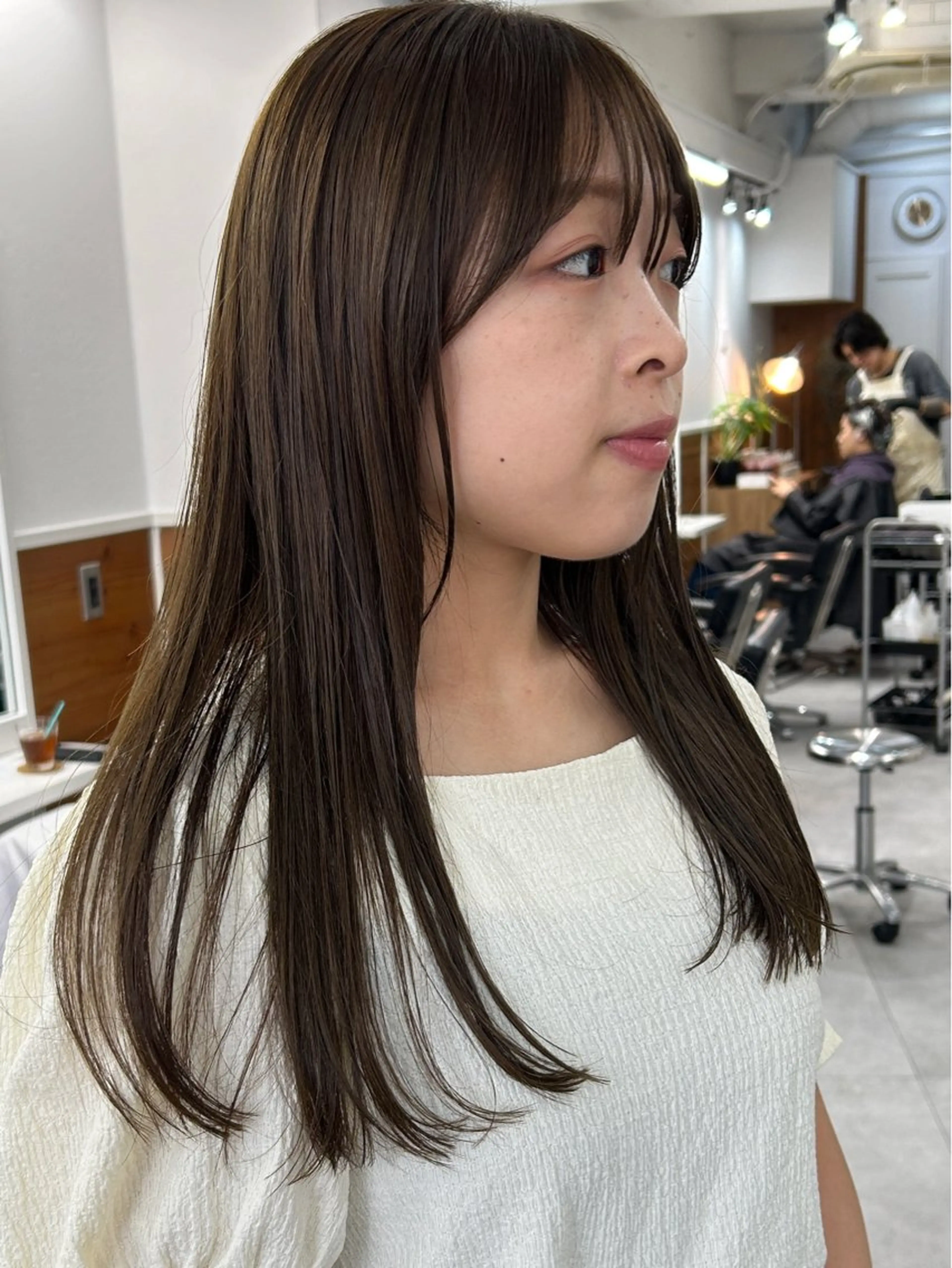 ロング カラー レイヤーボブ/ 艶カラー/サナ🌼のヘアスタイル