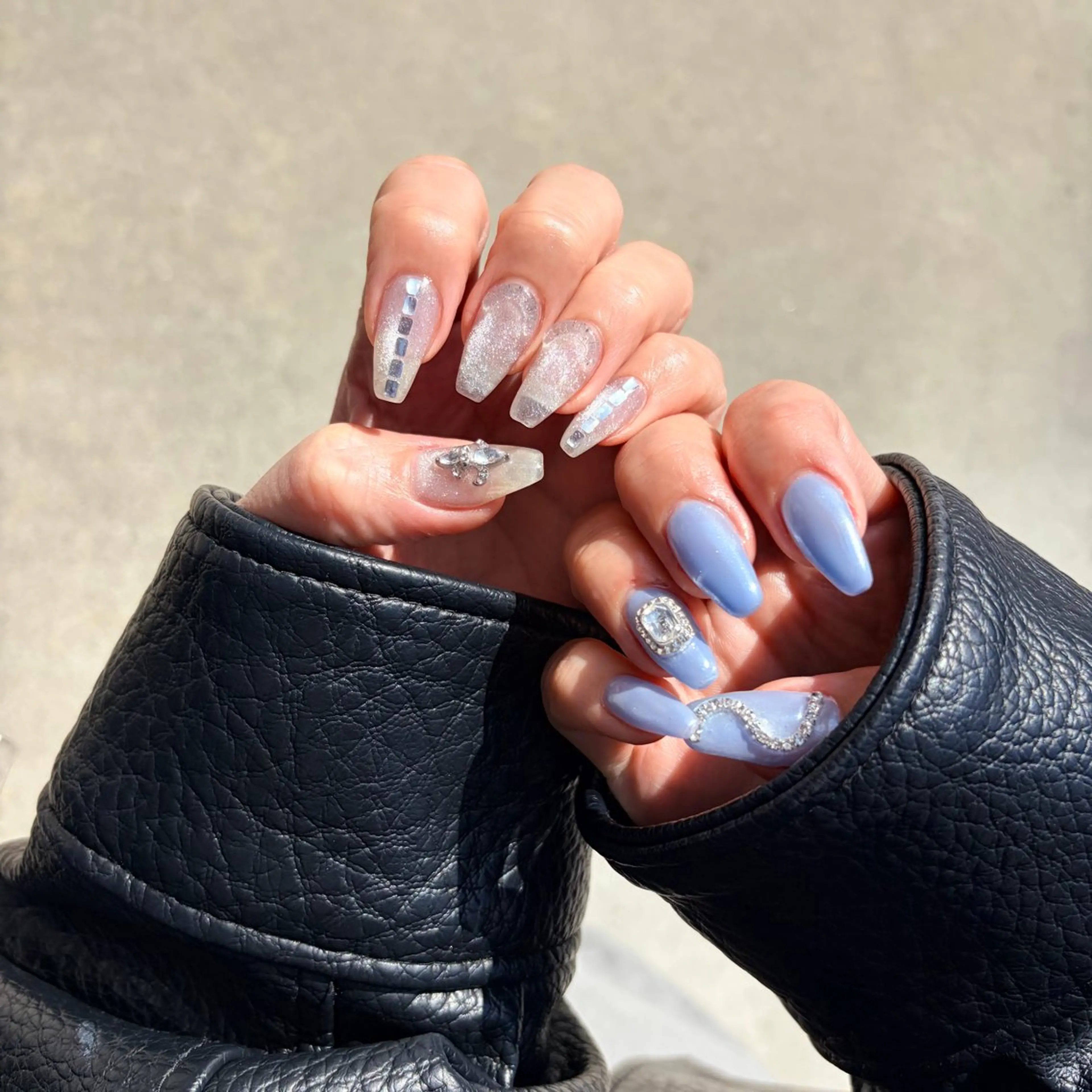 ネイル ハンドネイル Sea  nail by emaのネイルデザイン