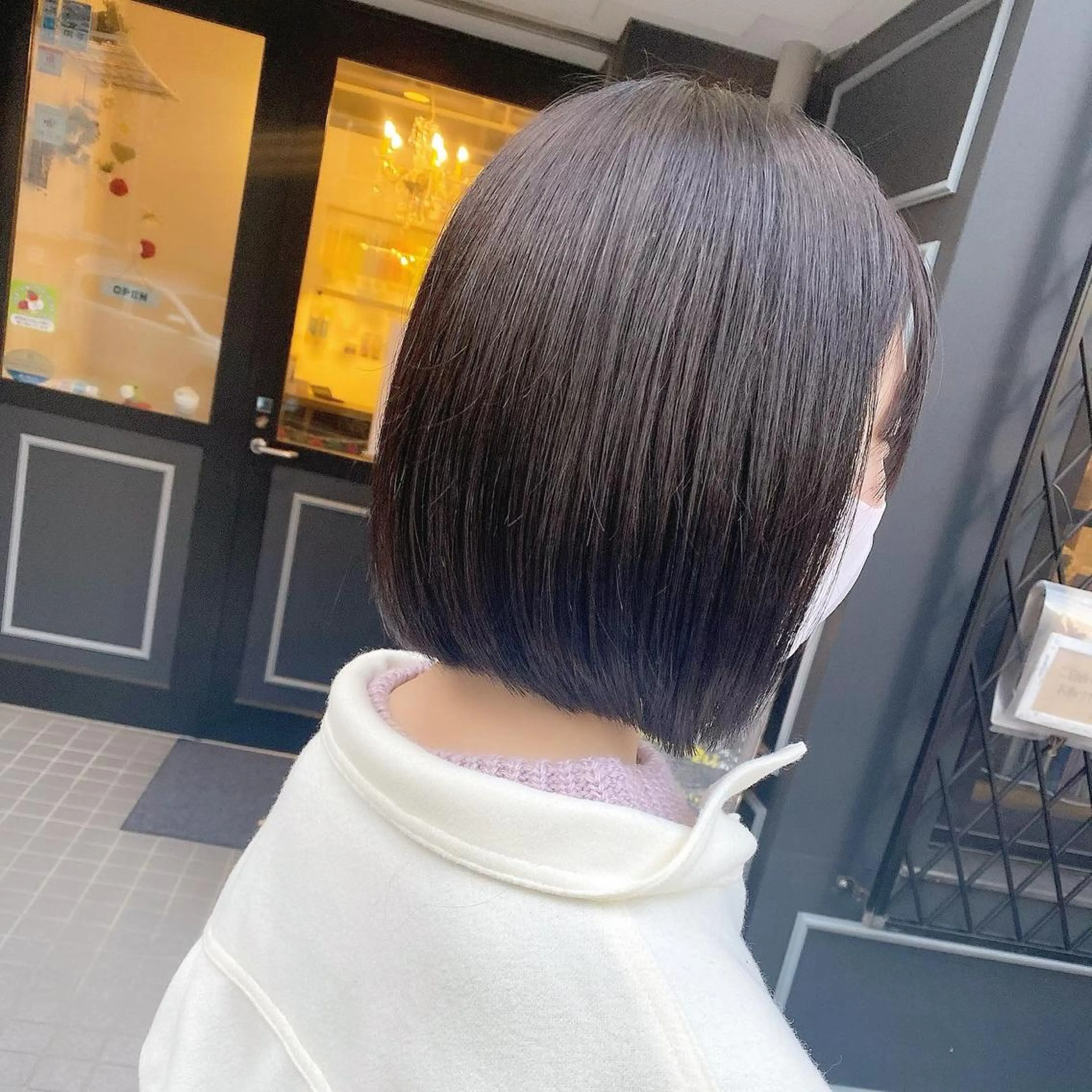 ショート カラー ボブ 髪質改善 髪質改善特化 安東駿介のヘアスタイル