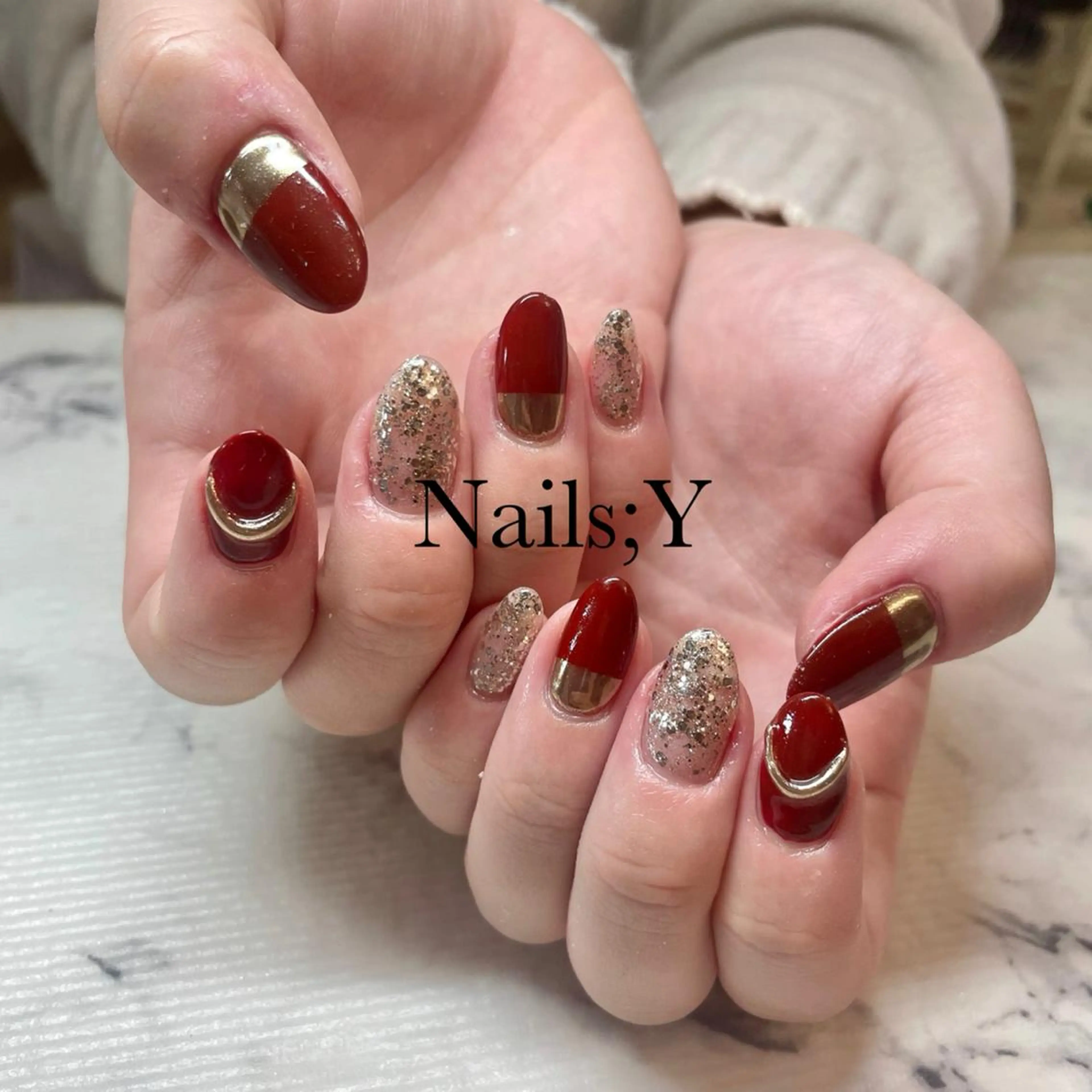 ネイル キラキラネイル yo koのネイルデザイン