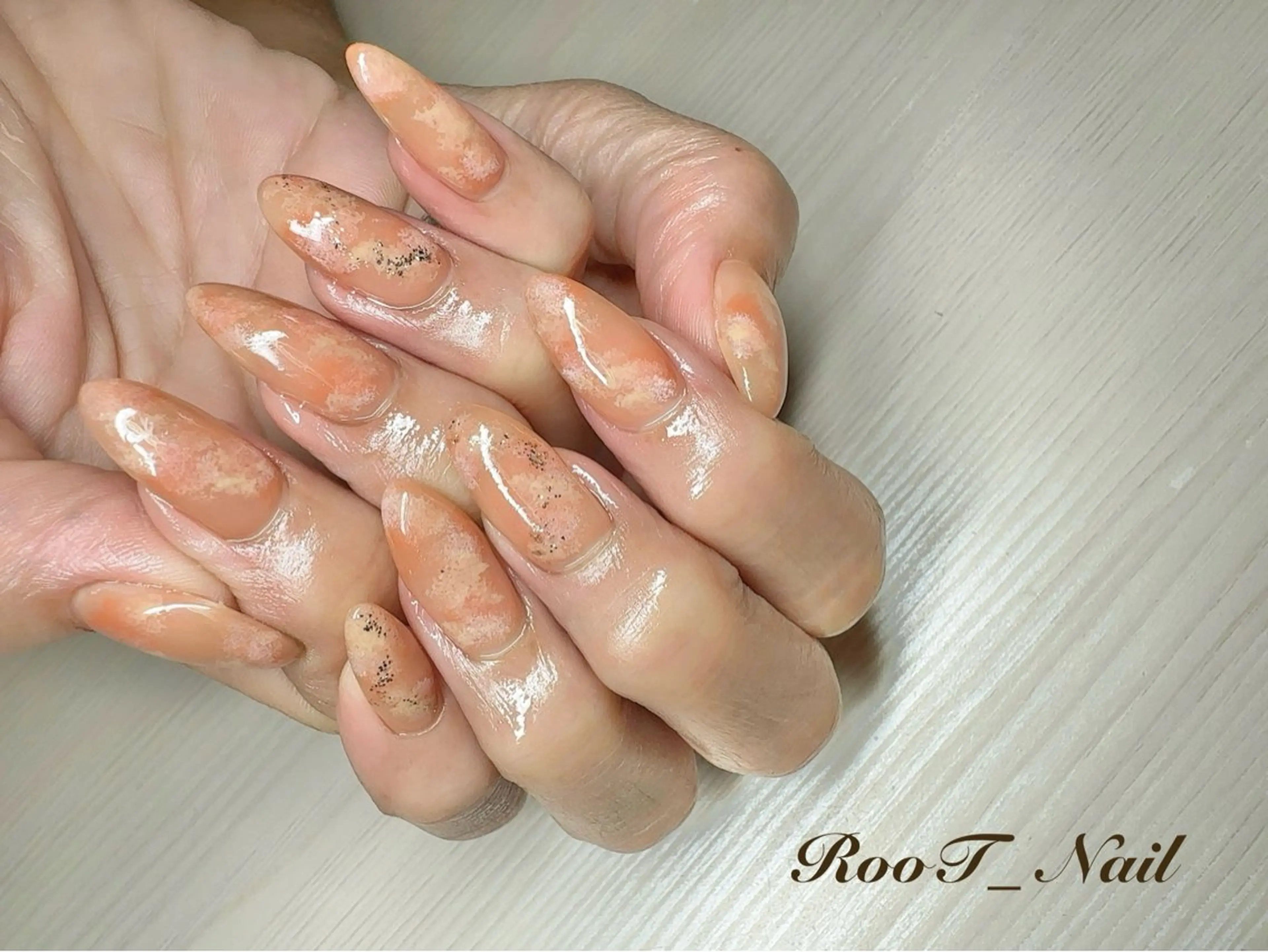 ネイル ニュアンスネイル ハンドネイル RooT Nailのネイルデザイン