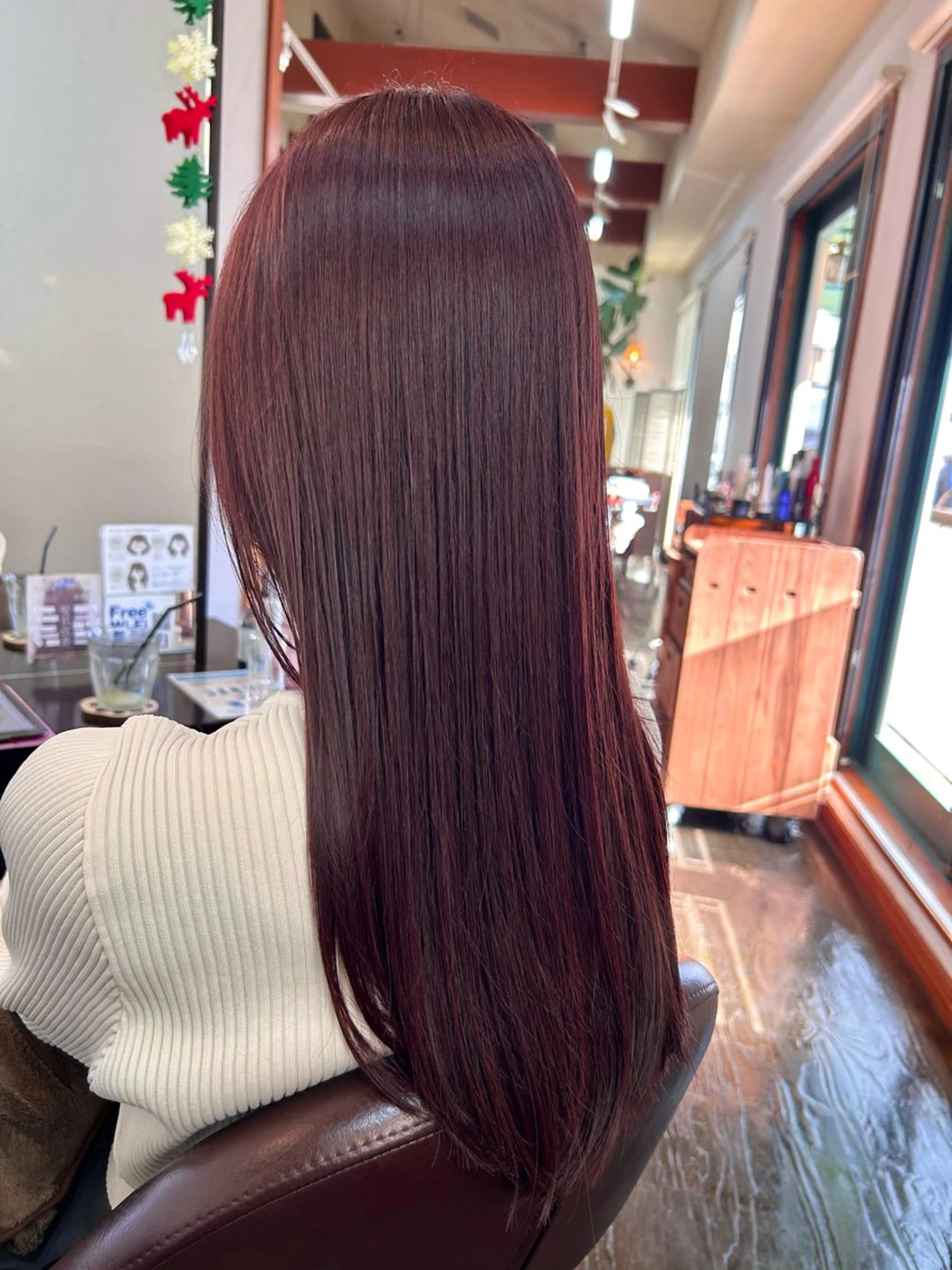 カラー カシス 坂本 瑞季 🤍 髪質改善のヘアスタイル