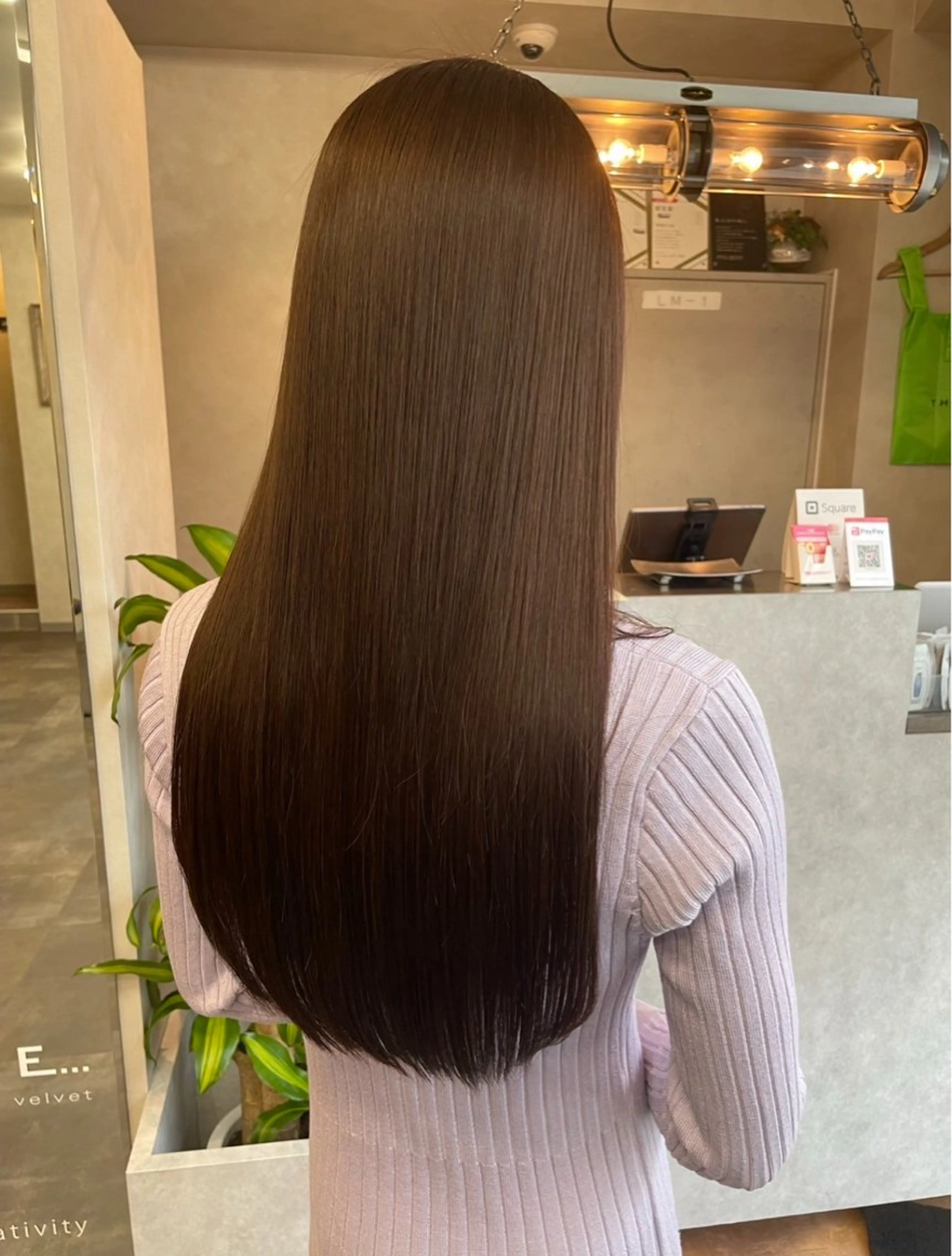 縮毛矯正 博多髪質改善カラー /縮毛矯正のヘアスタイル