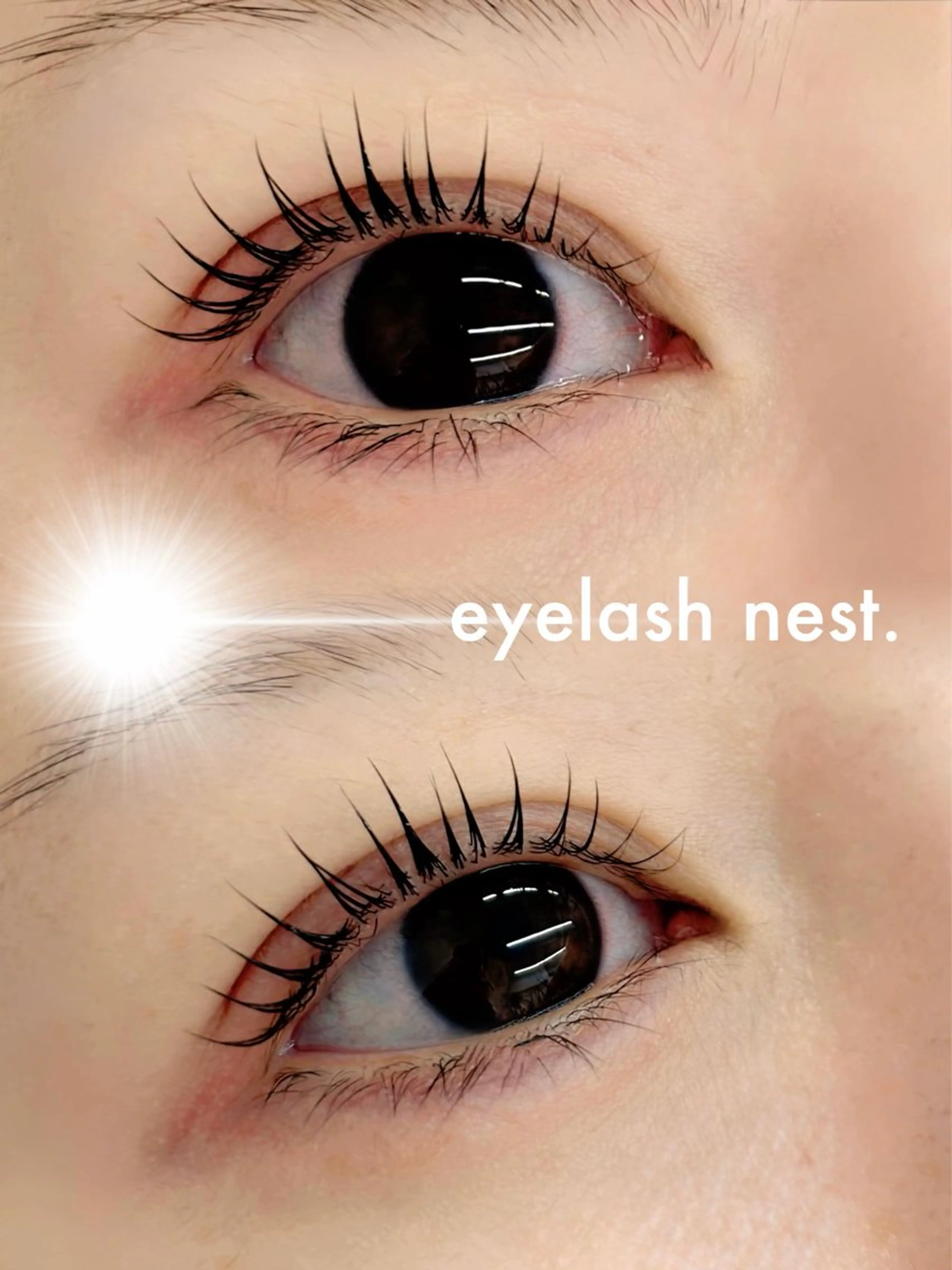 マツエク・マツパ 一重×まつ毛パーマ マツパ 🤍nest. エリ🤍のマツエク・マツパデザイン