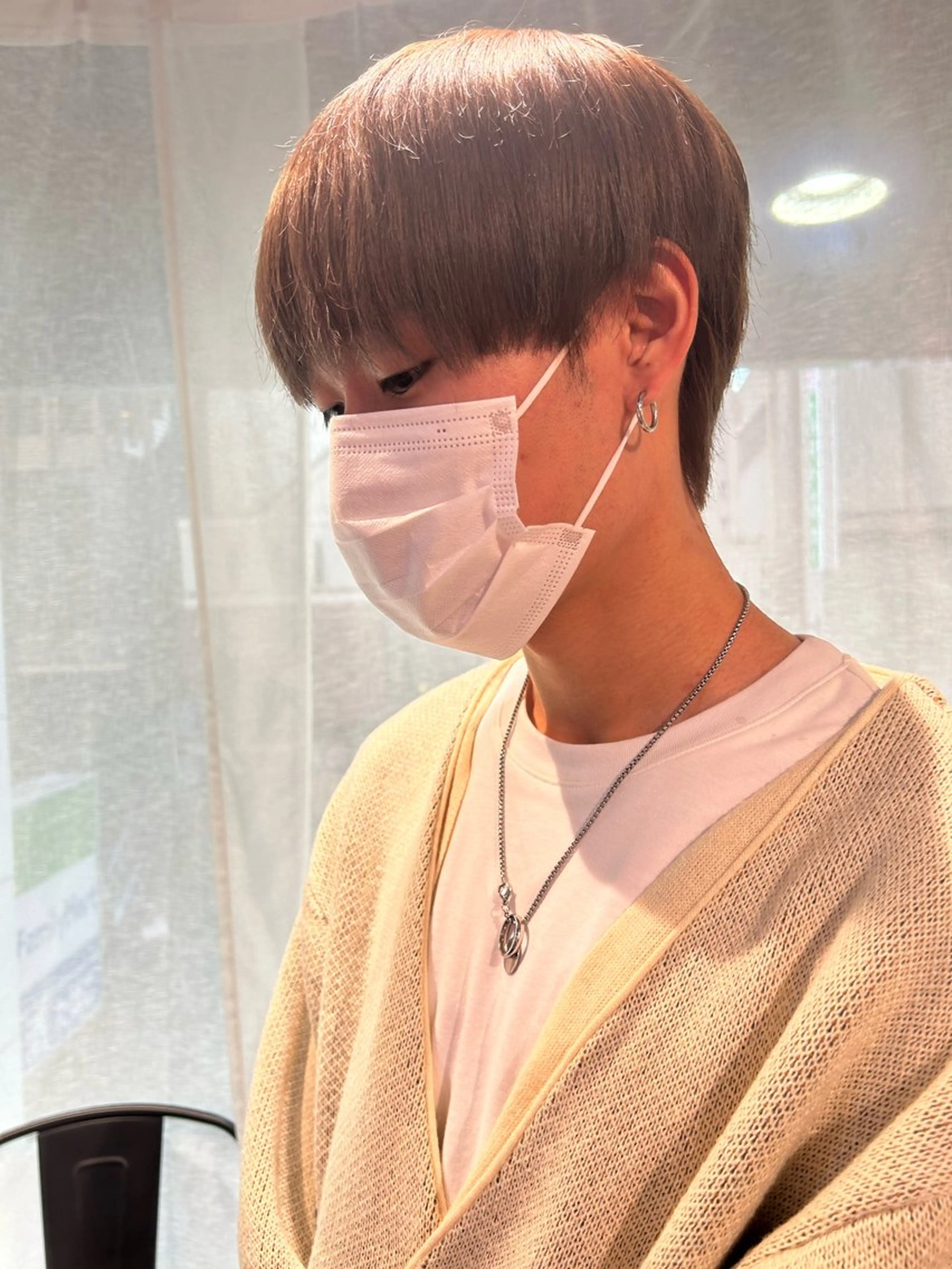 ショート 韓国風カラー 学生 髪質改善 韓国風ヘア トリートメント メンズスタイル Hitomi🐶のヘアスタイル