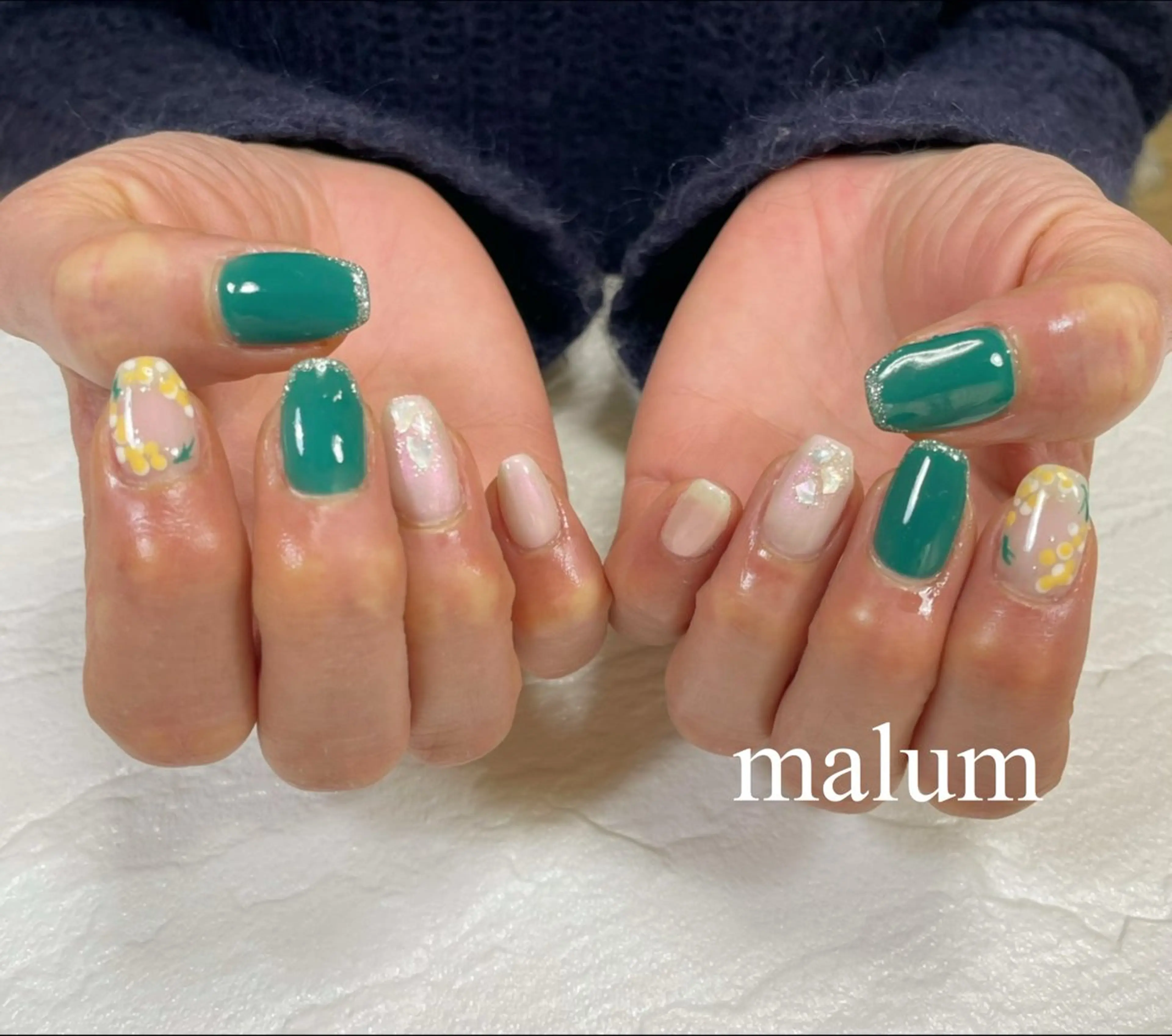 ネイル ハンドネイル malum nailのネイルデザイン