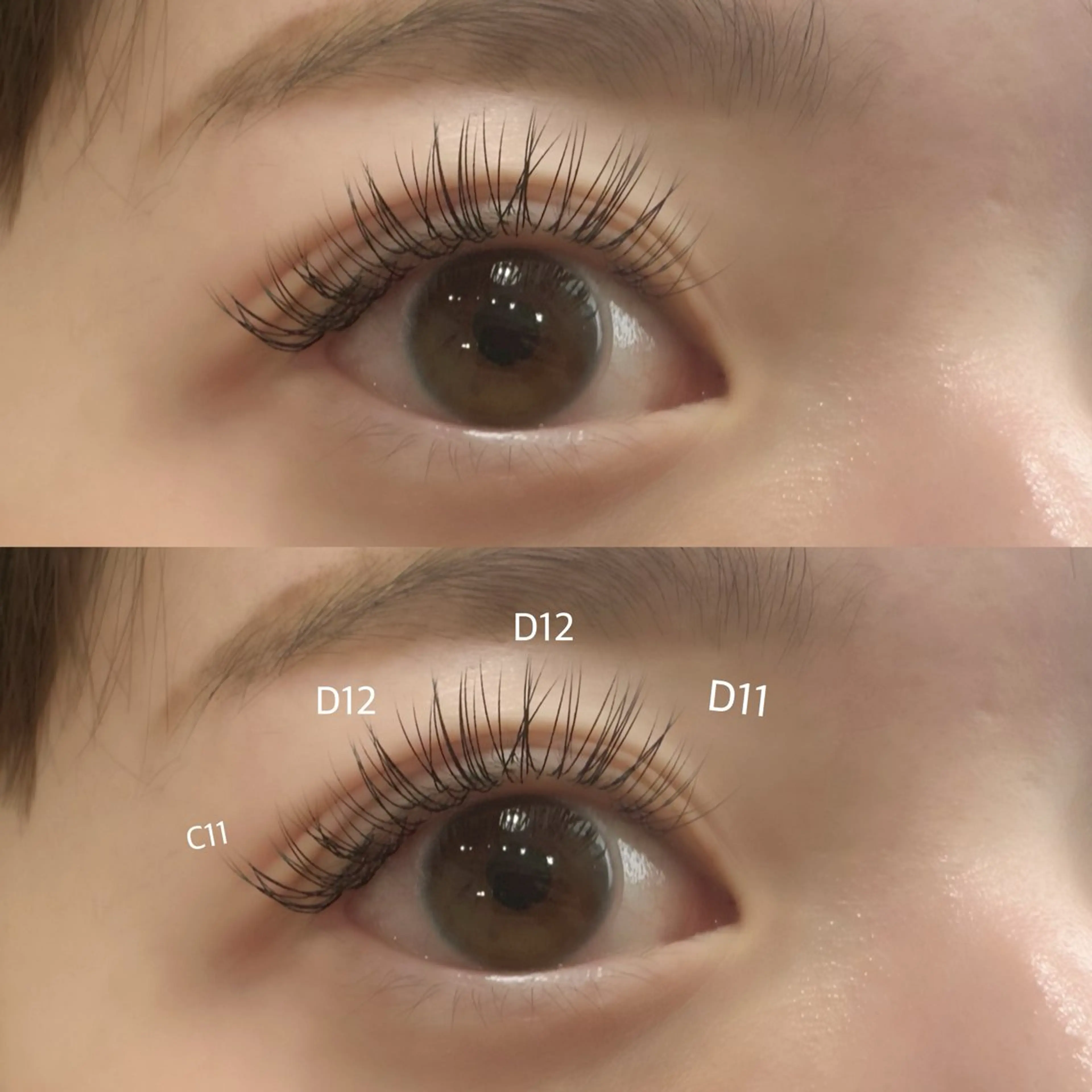 マツエク・マツパ Cカール 巻口 さくらのマツエク・マツパデザイン