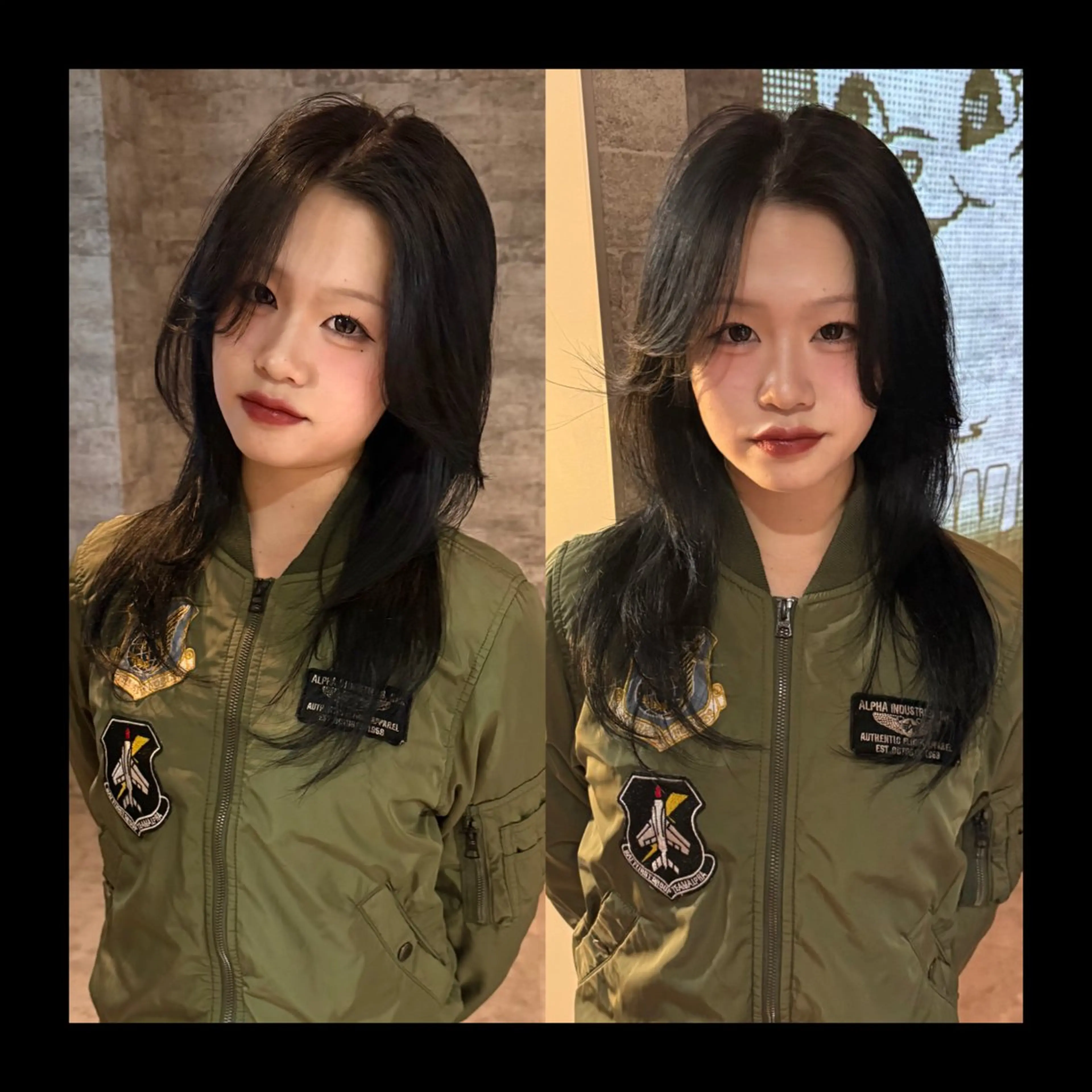 ミディアム カラー カット ヘアカラー トリートメント mai / linoah˚✧のヘアスタイル