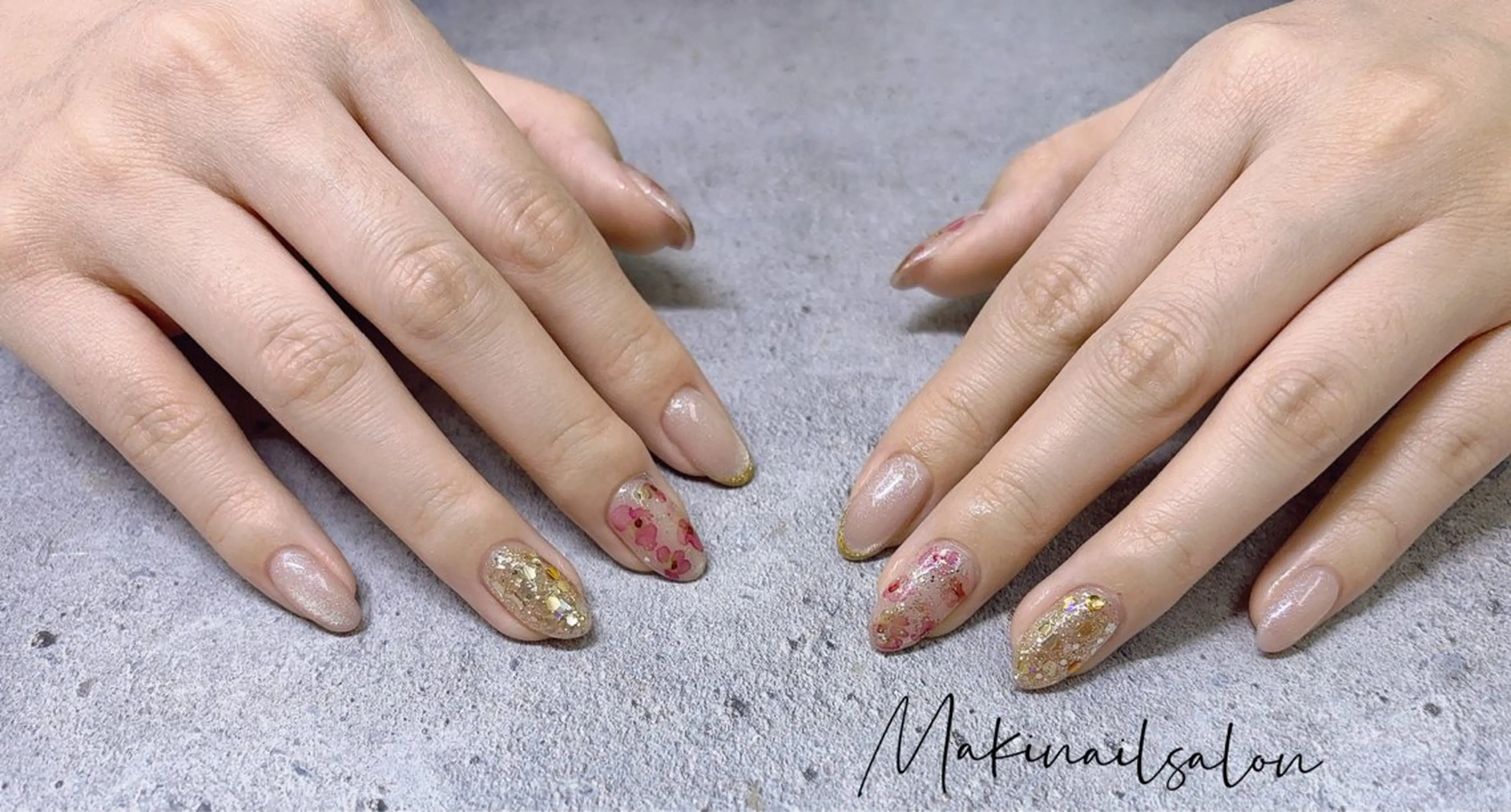 ネイル ハンドネイル マキ ネイルサロンのネイルデザイン