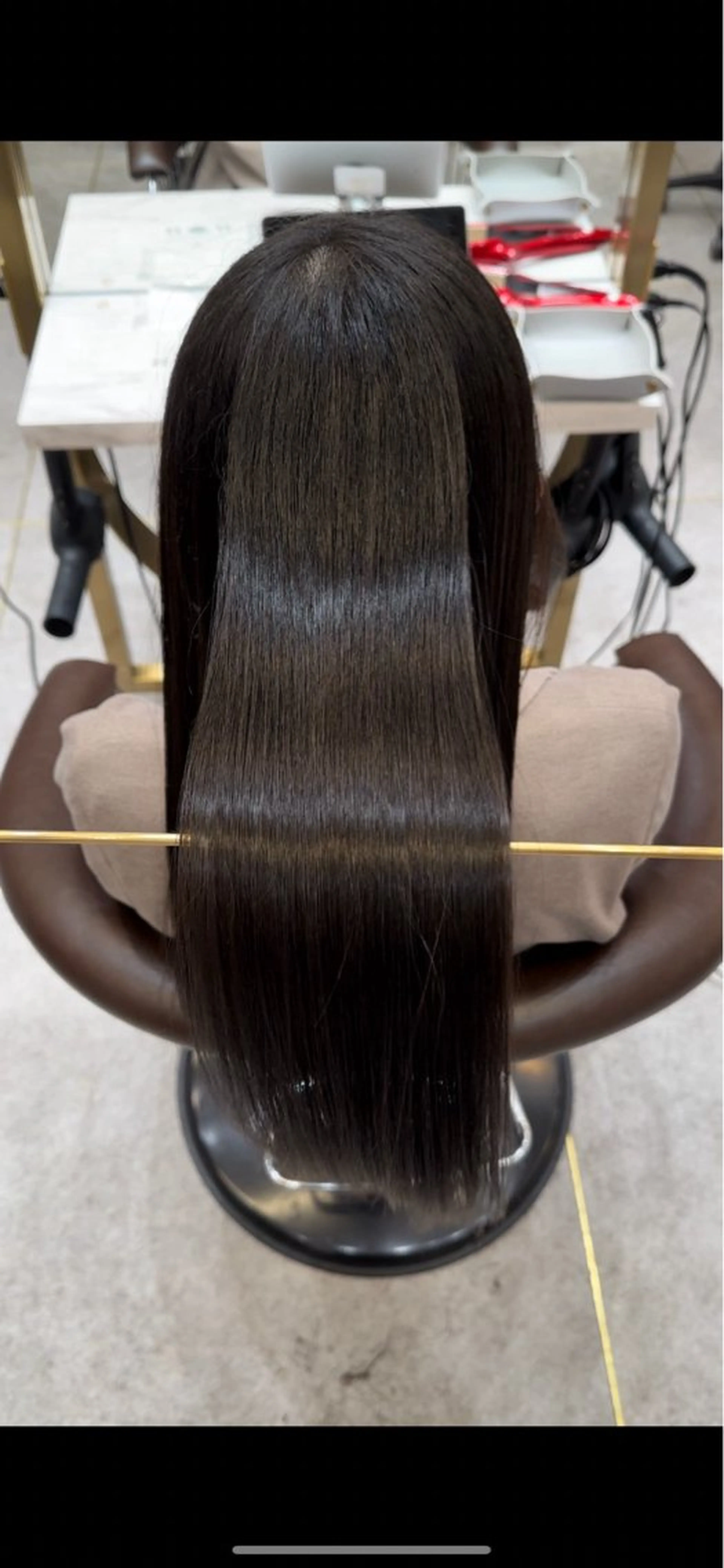 ロング カラー パーマ 髪質改善 レイヤーカット 縮毛矯正 【博多髪質改善】 吉村　清志のヘアスタイル