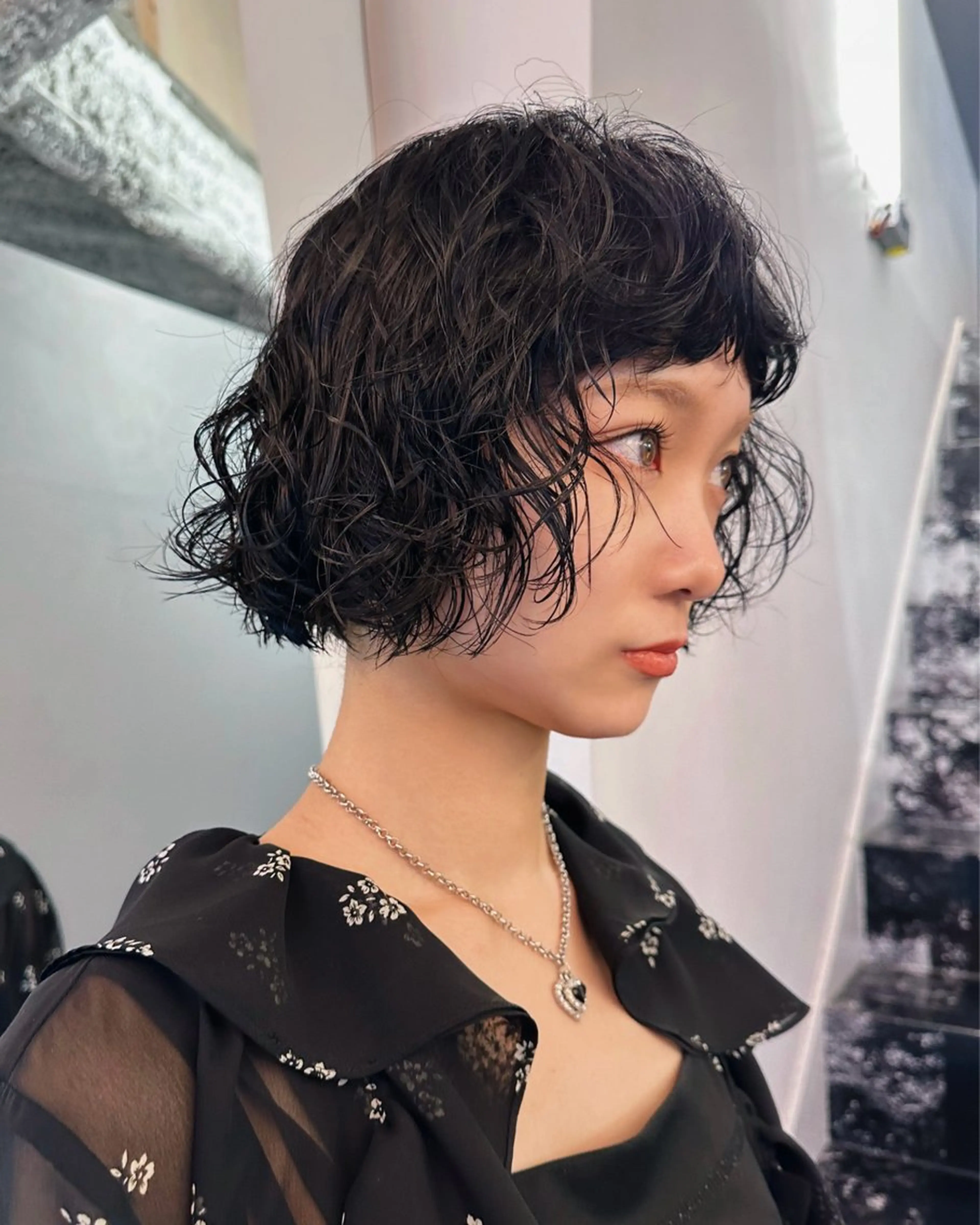 ショート カラー パーマ カット ヘアカラー パーマ レイヤー/パーマ /ウルフ/nabeのヘアスタイル