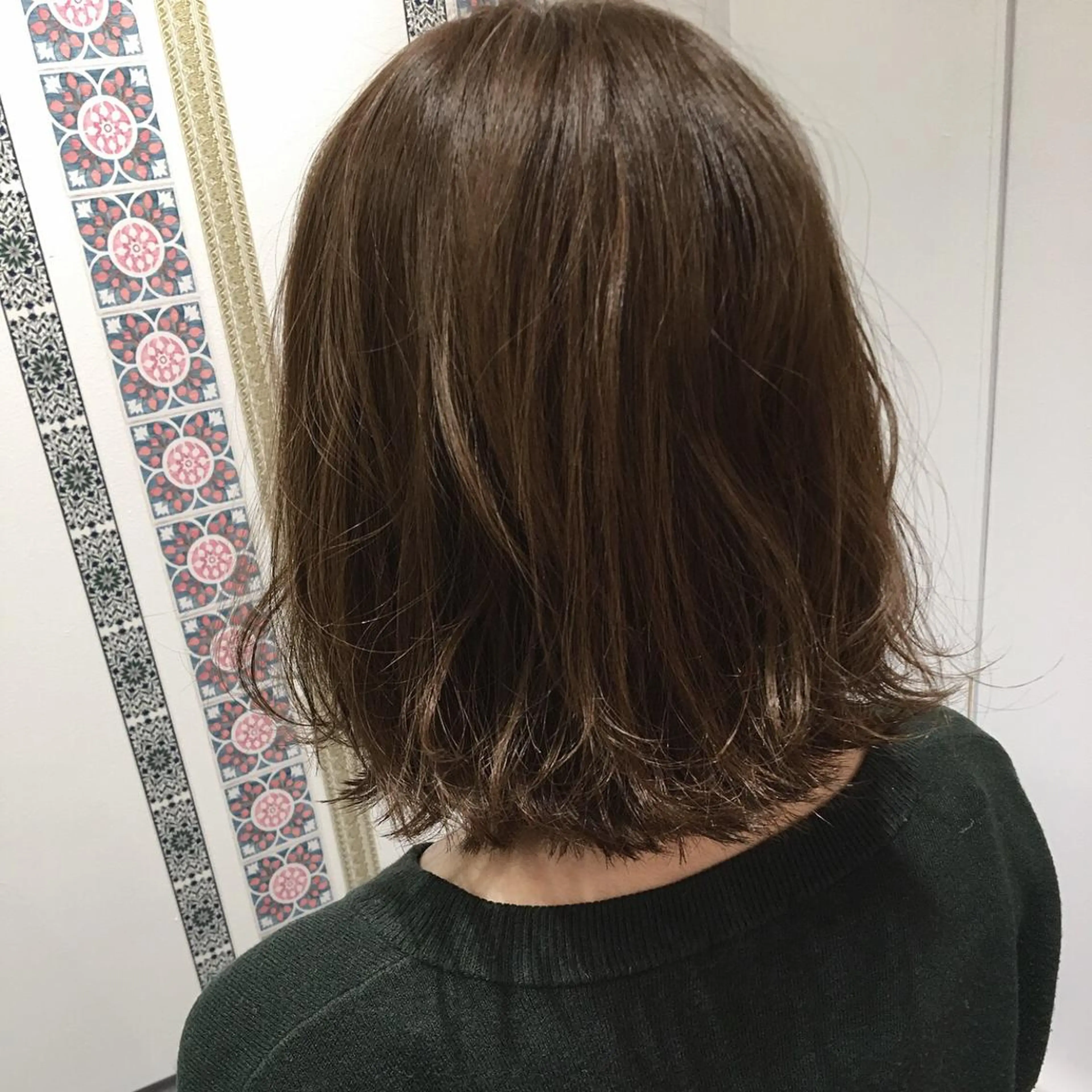 ショート カラー 切りっぱなしボブ ベージュカラー ボブ カット トリートメント ヘッドスパ 田室 和幸のヘアスタイル