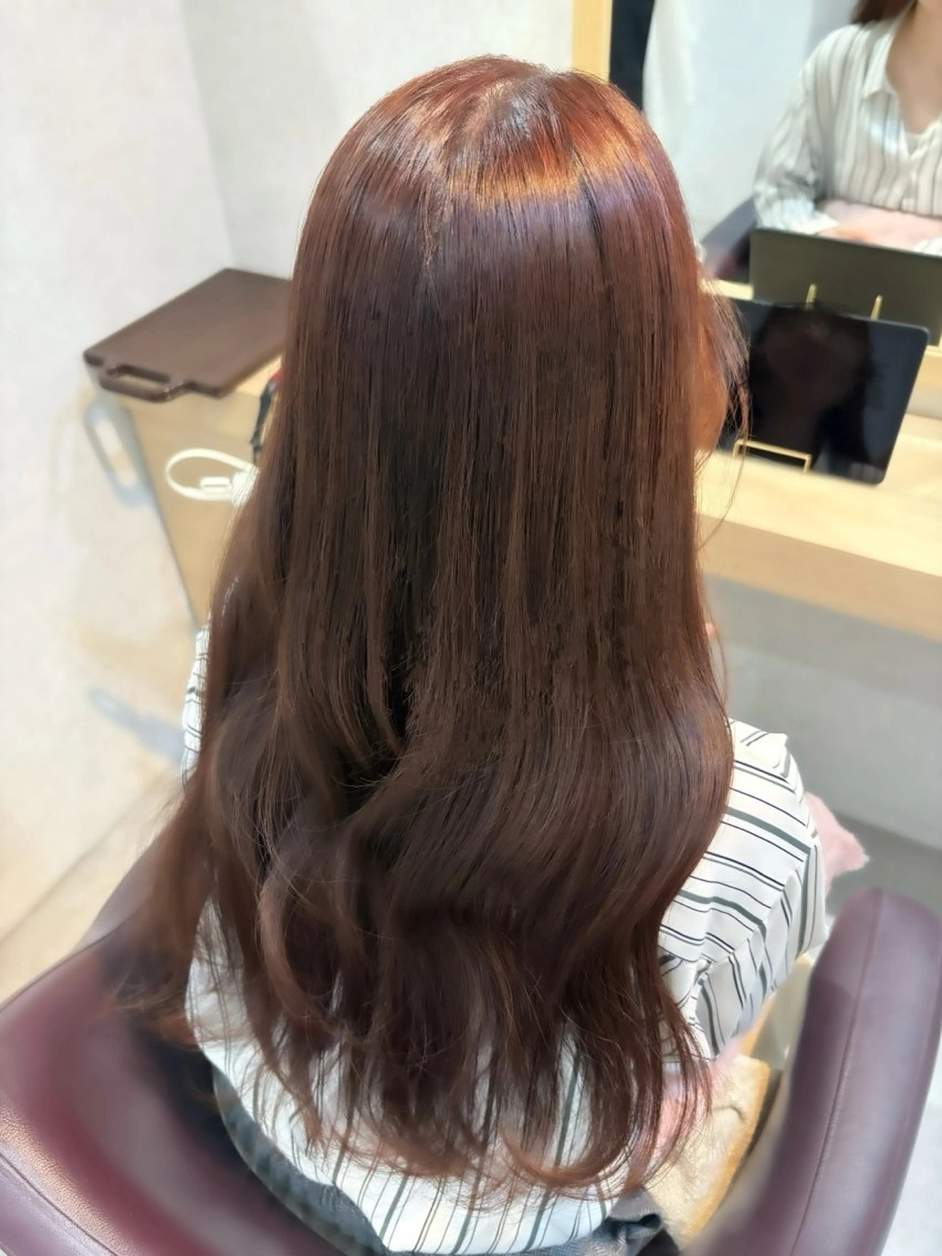 ロング カラー カット ヘアカラー トリートメント ブラウンカラー 🫧tomoka🫧のヘアスタイル