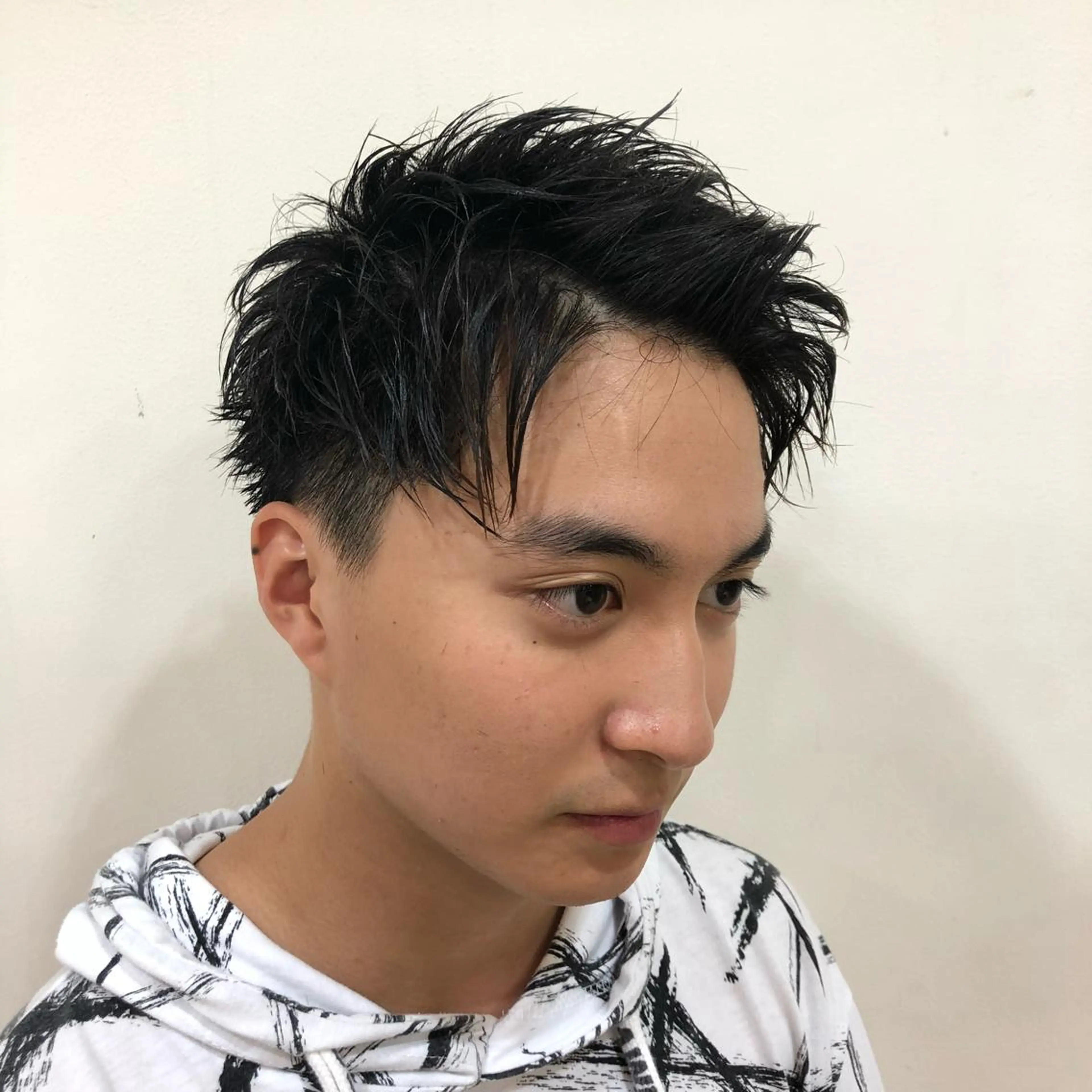 ショート カット ヘアセット メンズ特化 古賀陸斗のヘアスタイル