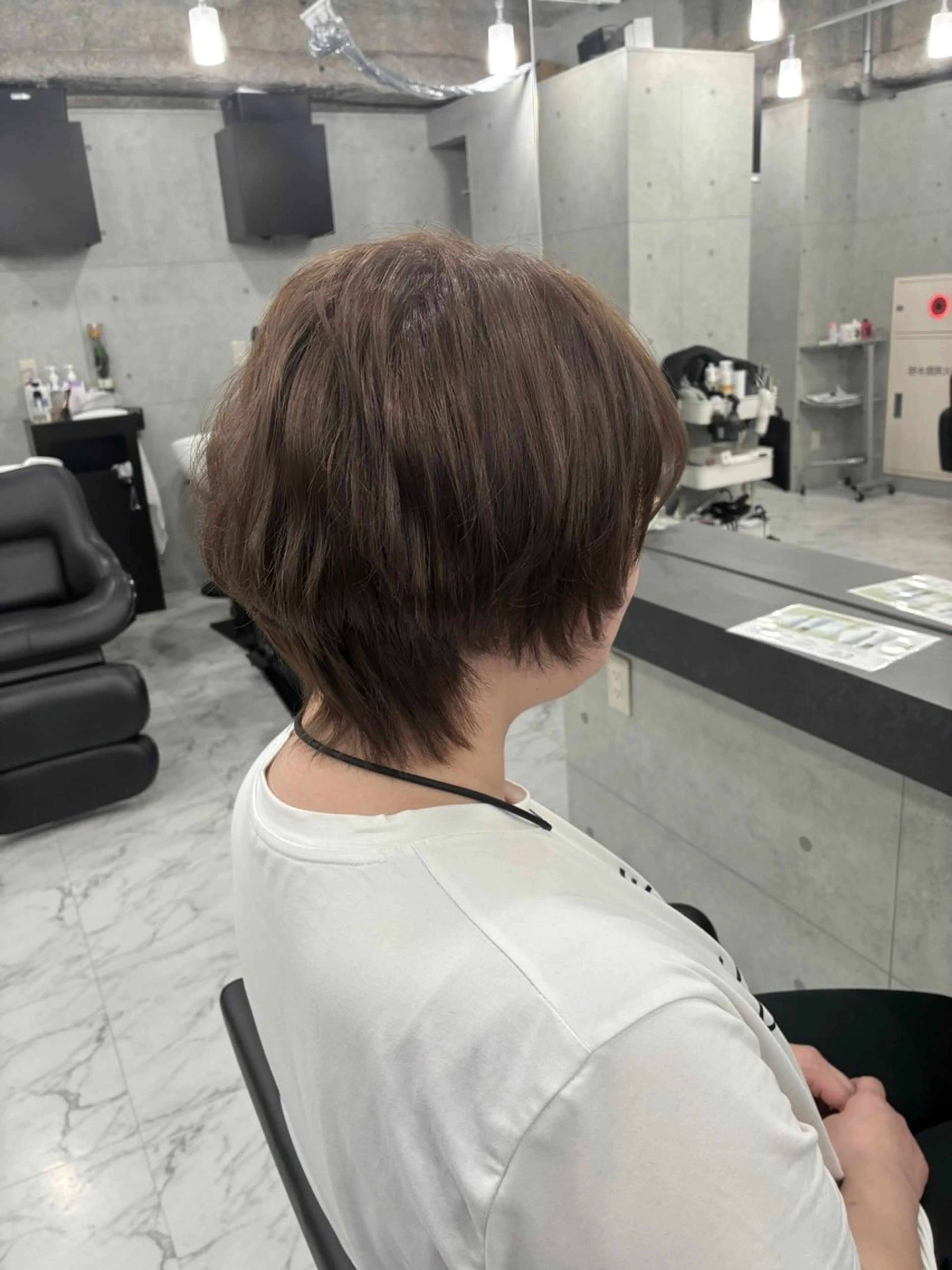 ミディアム カラー カット ヘアカラー Endearing 🌟銀座のヘアスタイル