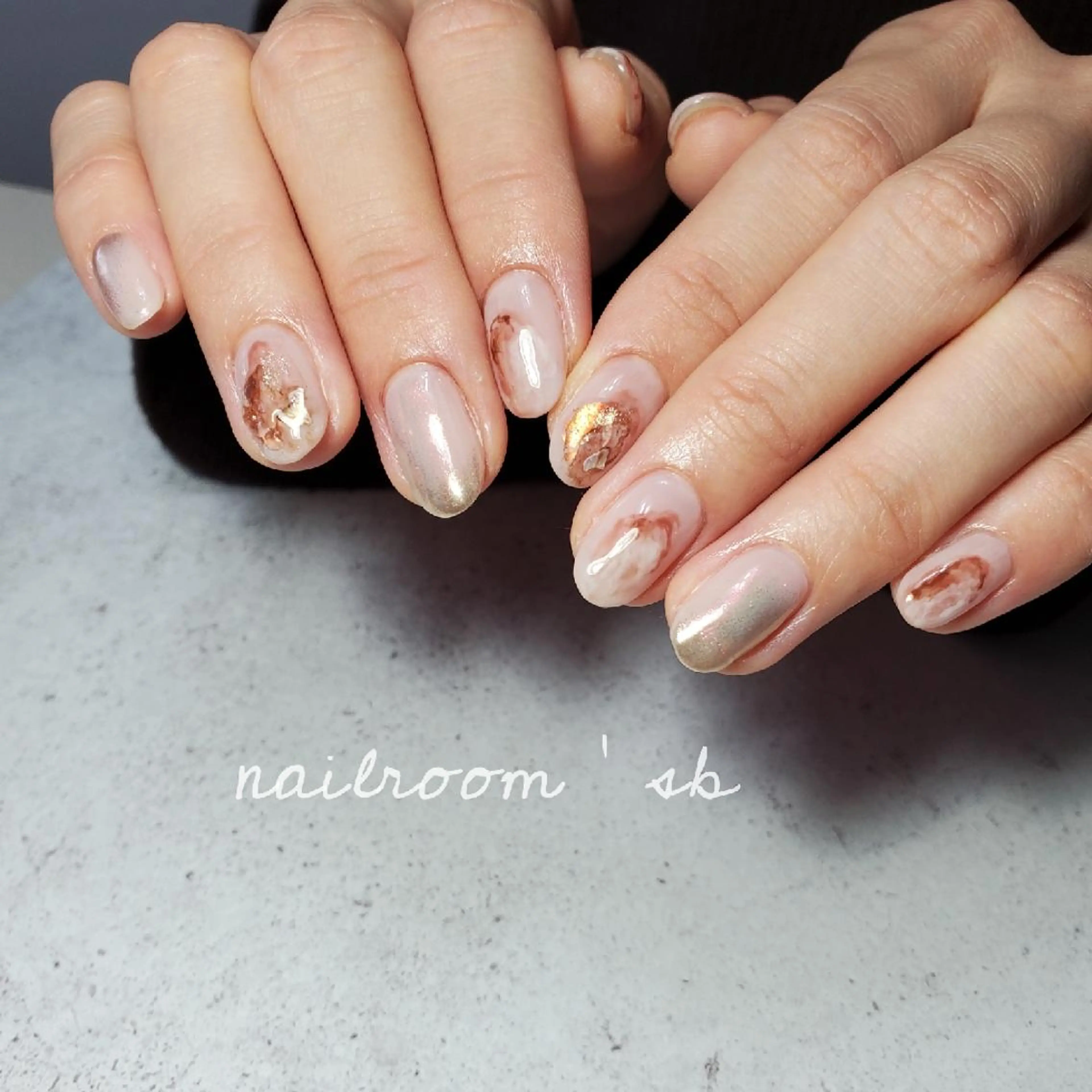 ネイル ハンドネイル nailroom‪ sb‪‪𓈒𓂂𓏸のネイルデザイン