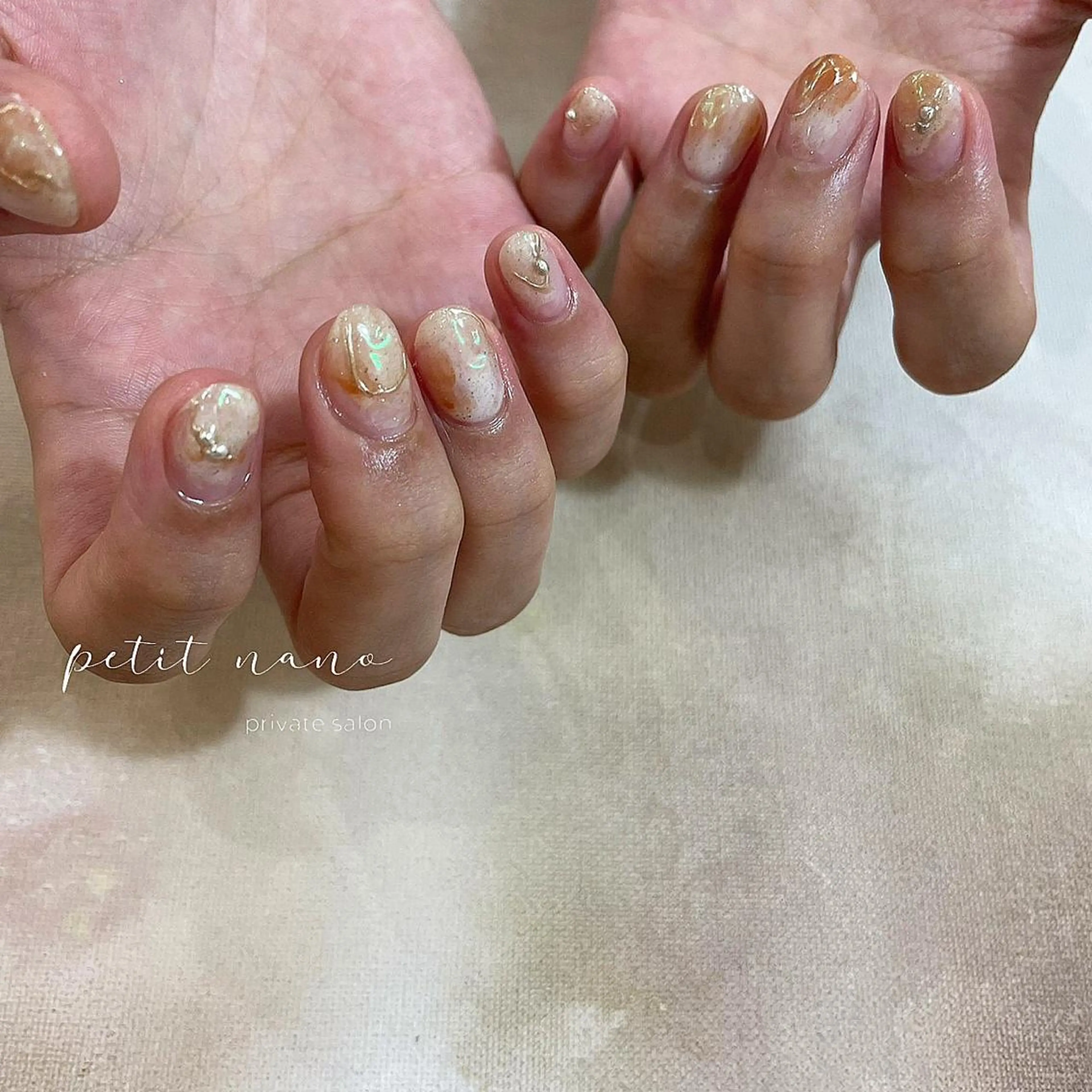 ネイル フットネイル ジェルネイル 韓国ネイル マグネットネイル ニュアンスネイル ハンドネイル nail‪◯ petitnanoのネイルデザイン