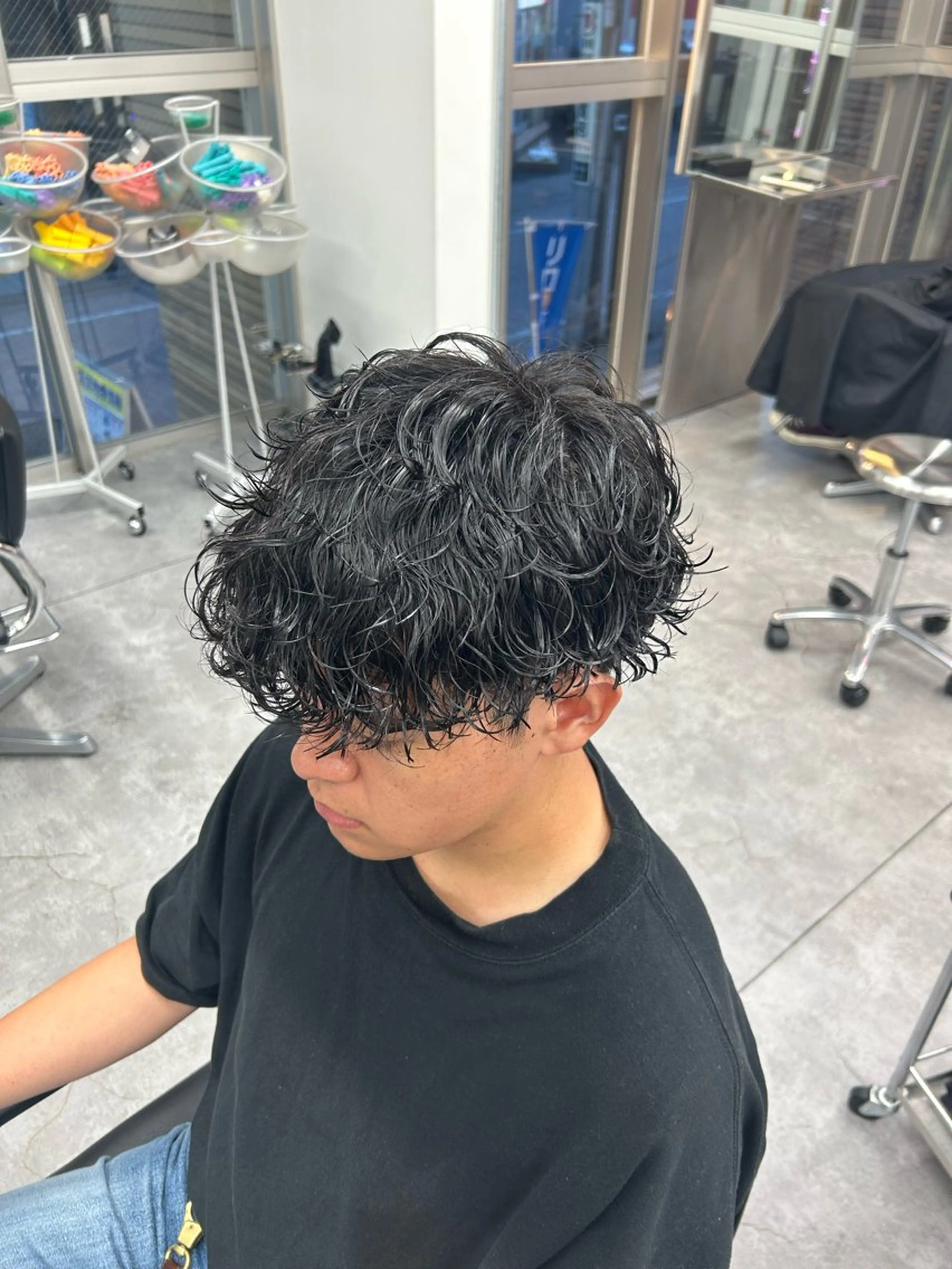 ショート カラー パーマ メンズ キッズ カット パーマ パーマ支持率No.1 ❤️‍🔥安成弾のヘアスタイル