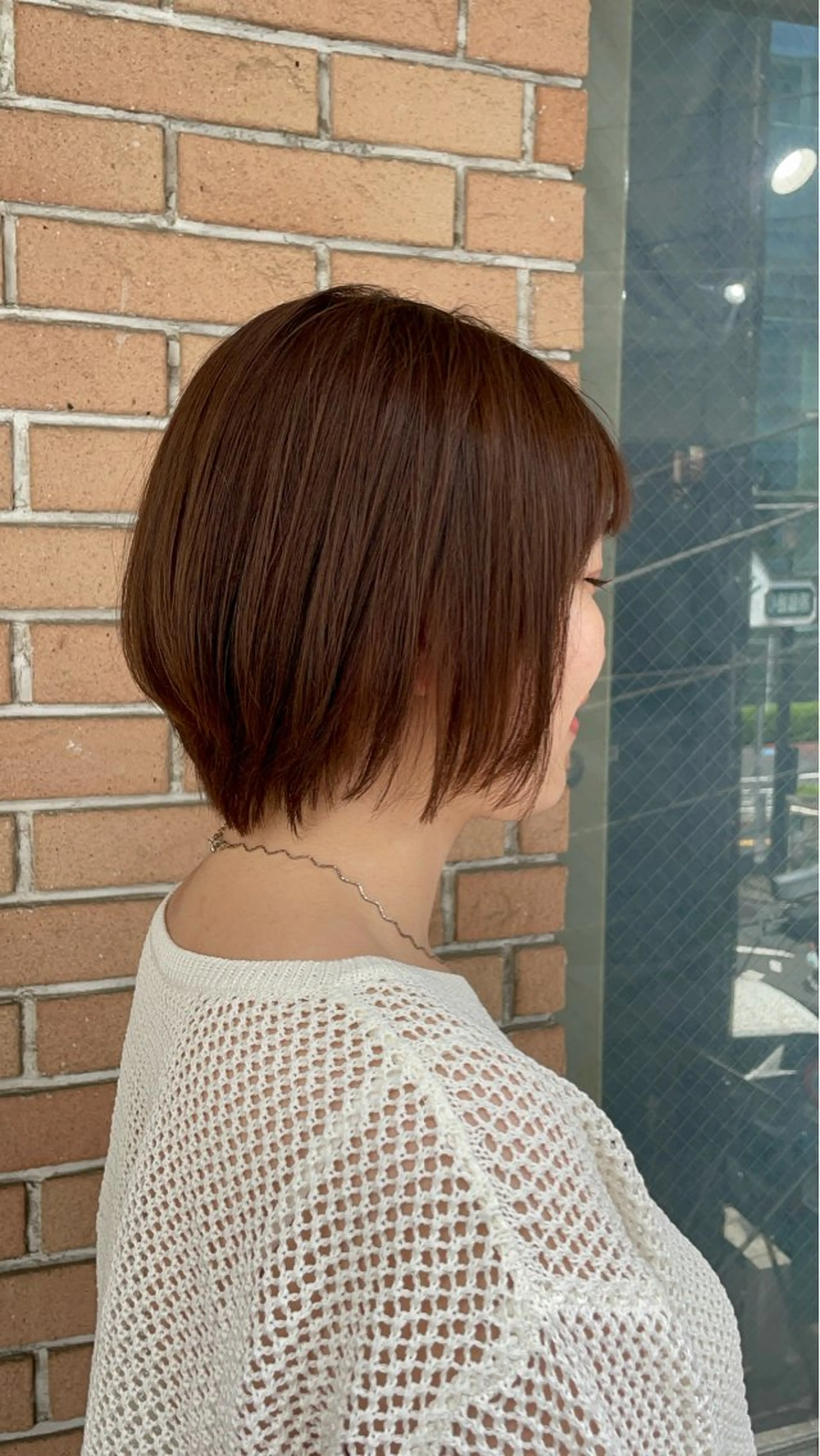 ショート 🔥コテ巻き風 ボブパーマ🔥のヘアスタイル