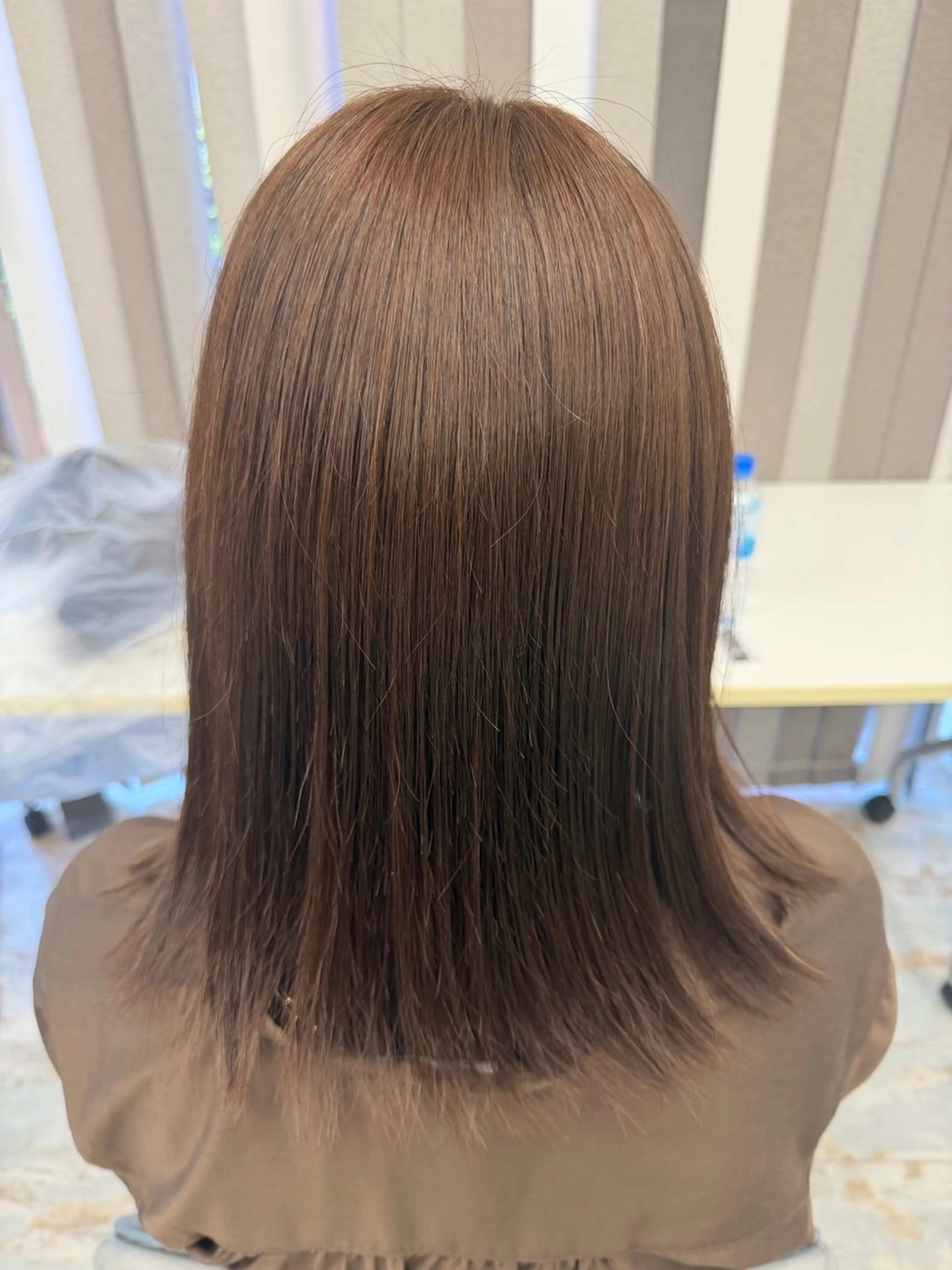 セミロング 中村 優奈のヘアスタイル