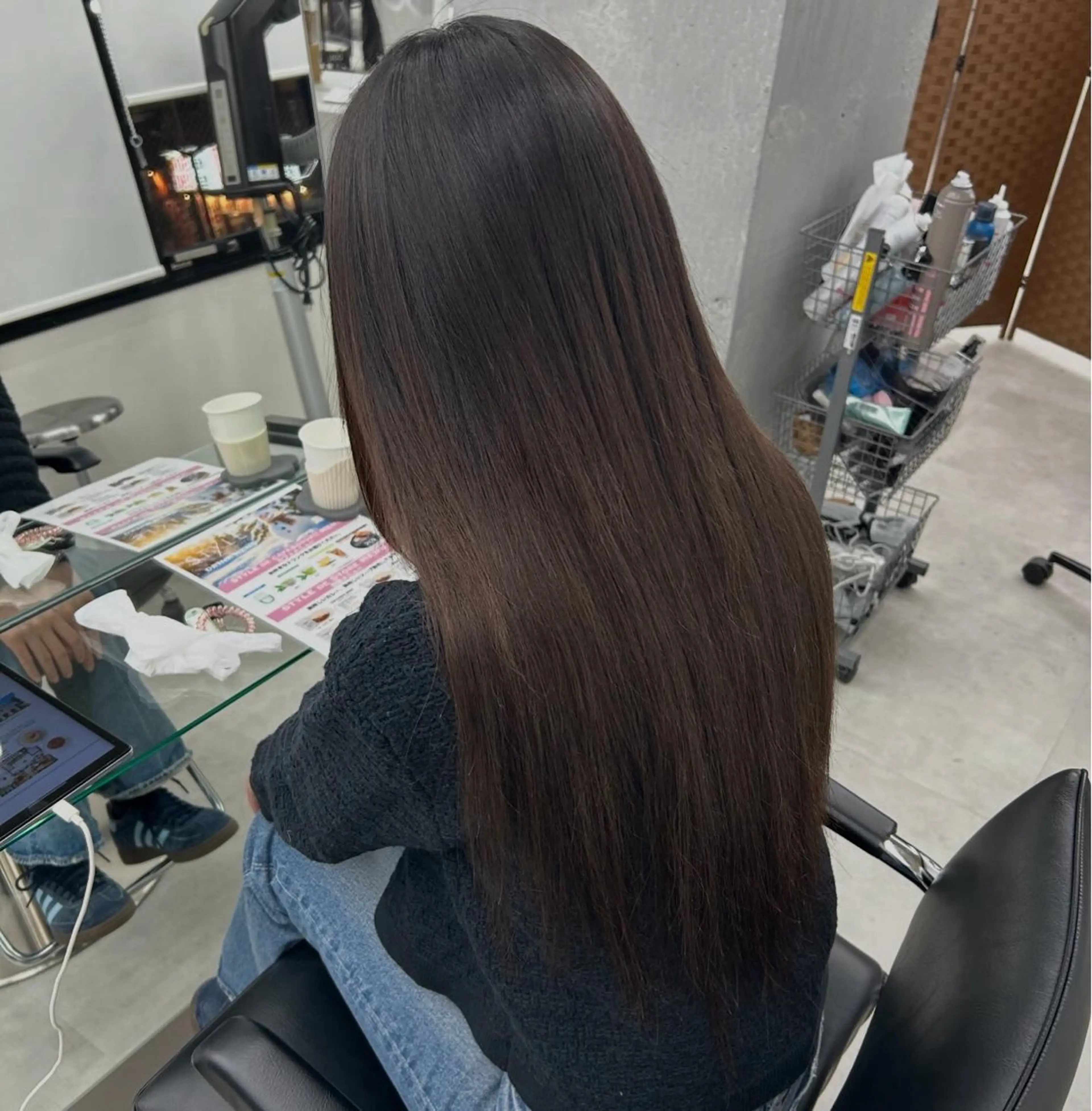 ロング ヘアカラー エクステ アレンジ/エクステ✨ 横浜🩵かのんのヘアスタイル