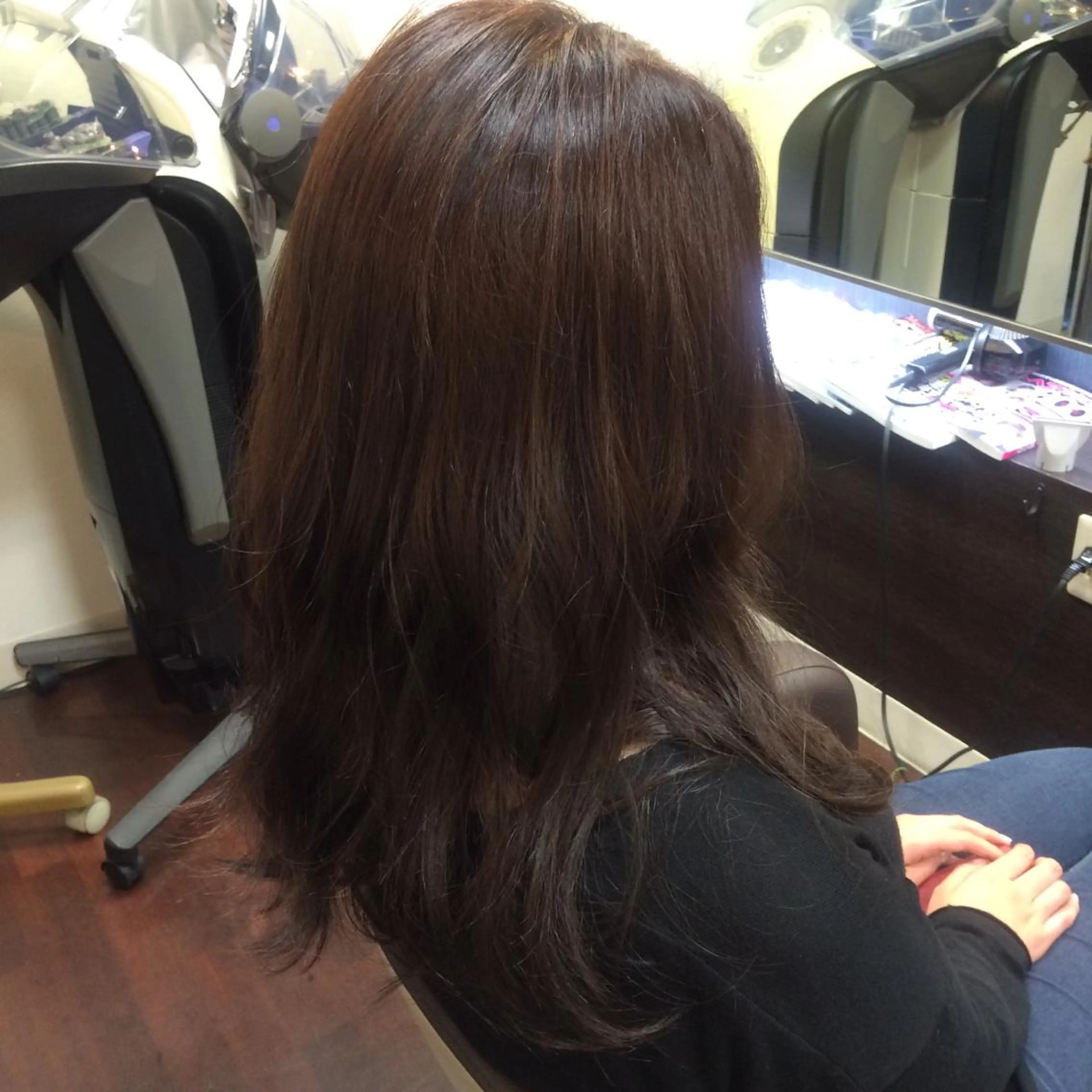 カラー ヘアアレンジ バイオレットカラー ヘアカラー 藤本 麻衣のヘアスタイル