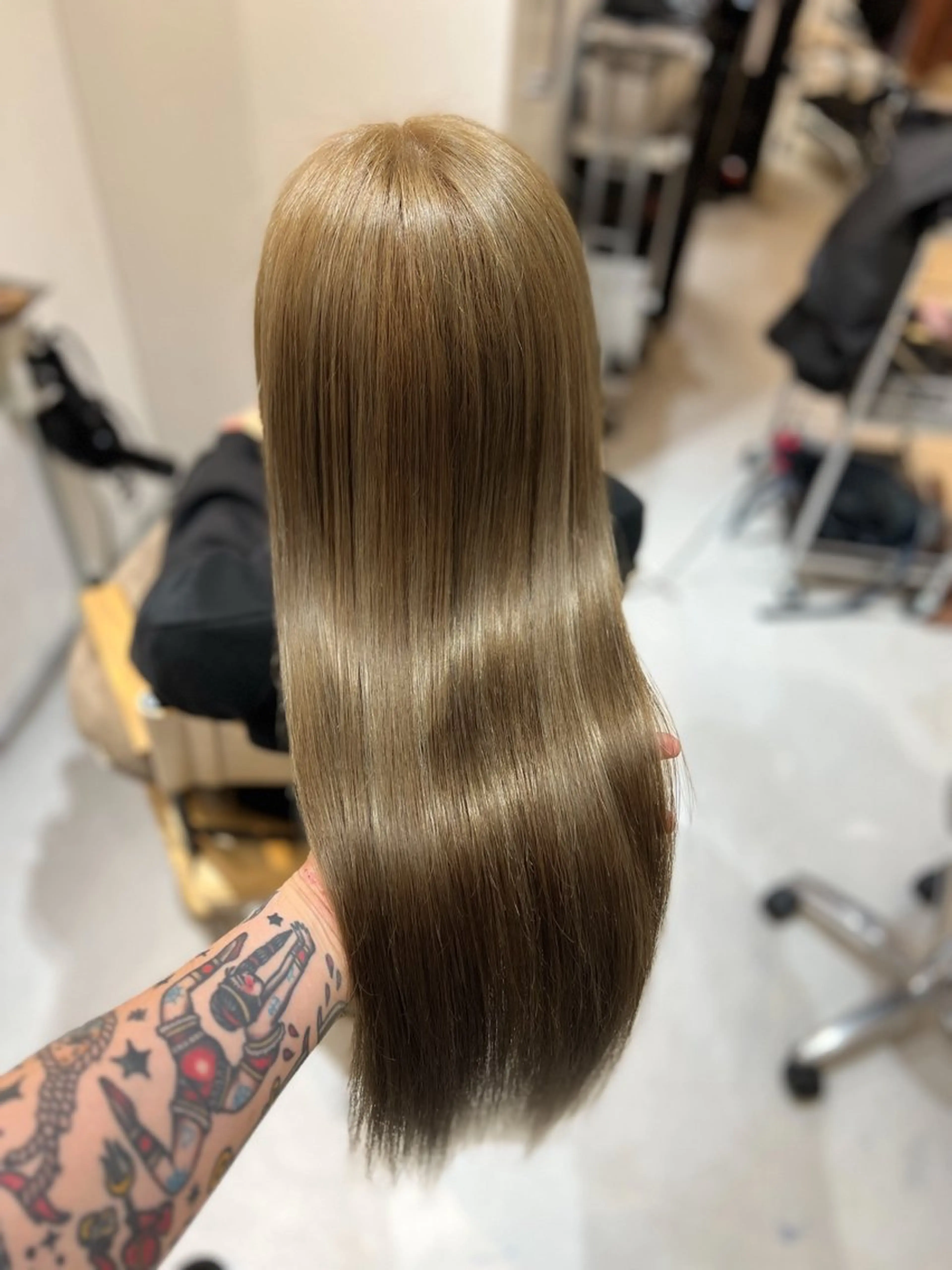 ロング カラー ヘアアレンジ ヘアカラー トリートメント ✨韓国/外国人風✨ 江原巧のヘアスタイル