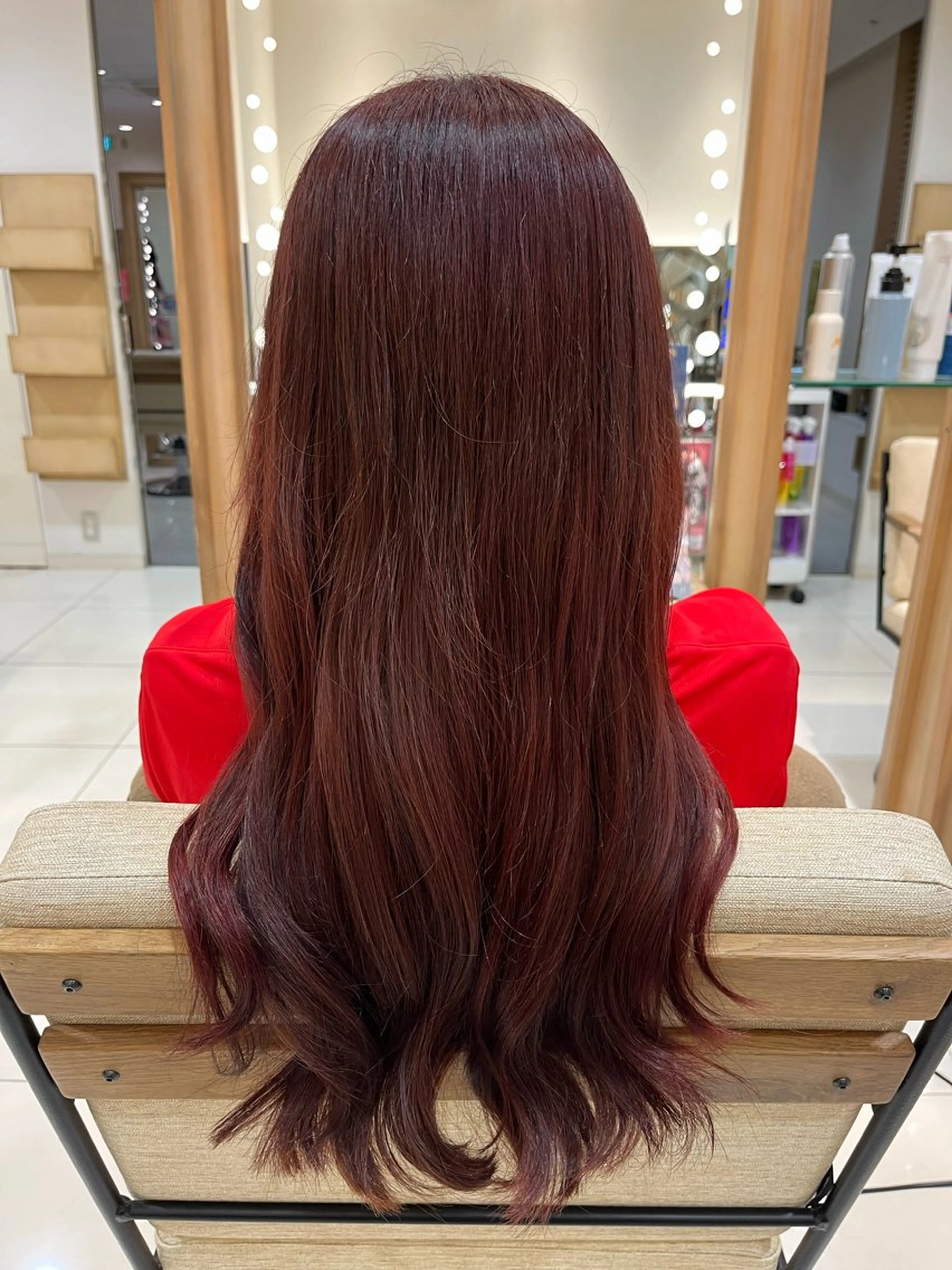 ロング カラー ヘアカラー トリートメント なつな/ 透明感カラーのヘアスタイル