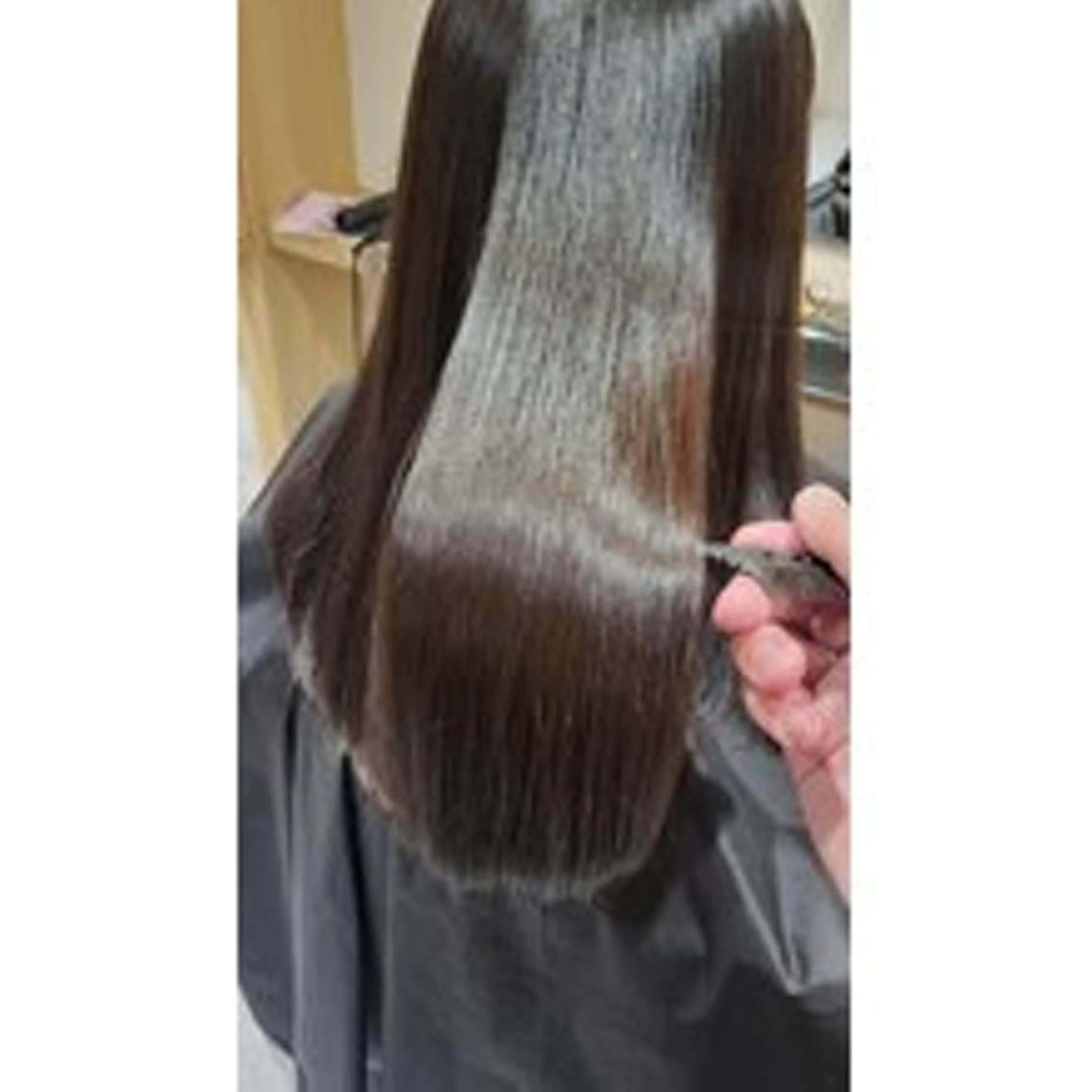 ロング カット 縮毛矯正 トリートメント 森田  めぐみのヘアスタイル