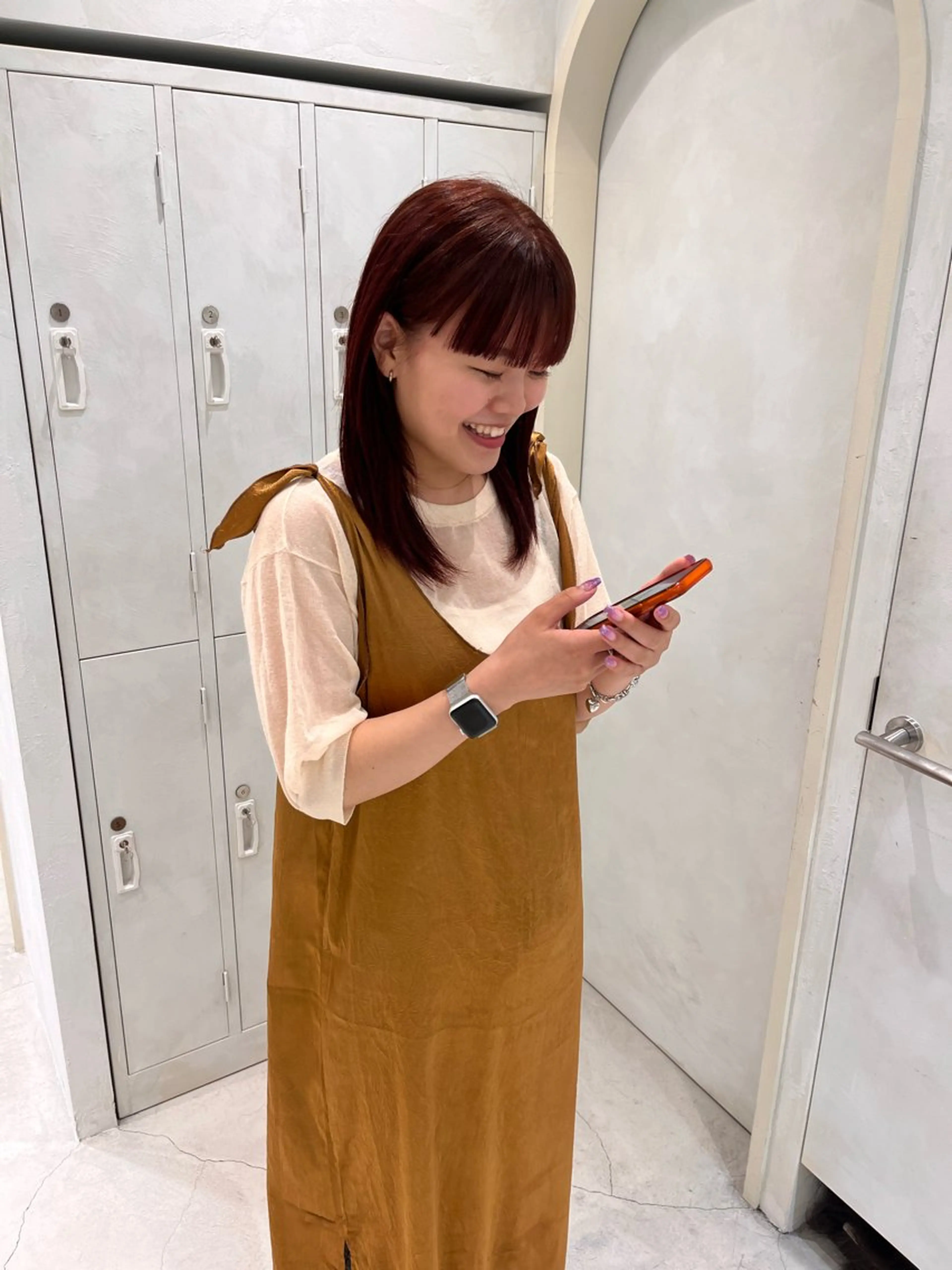 ミディアム カラー 中井亜未/ 姫路ボブのヘアスタイル